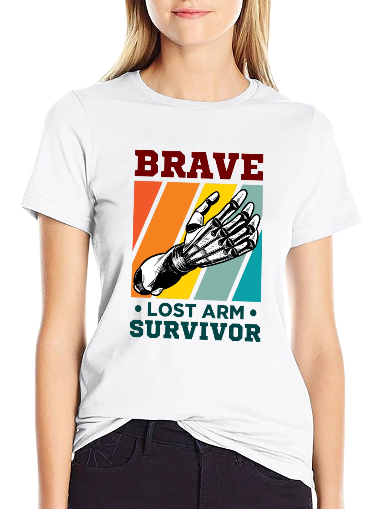 Brave Lost Arm Survivor T-Shirt