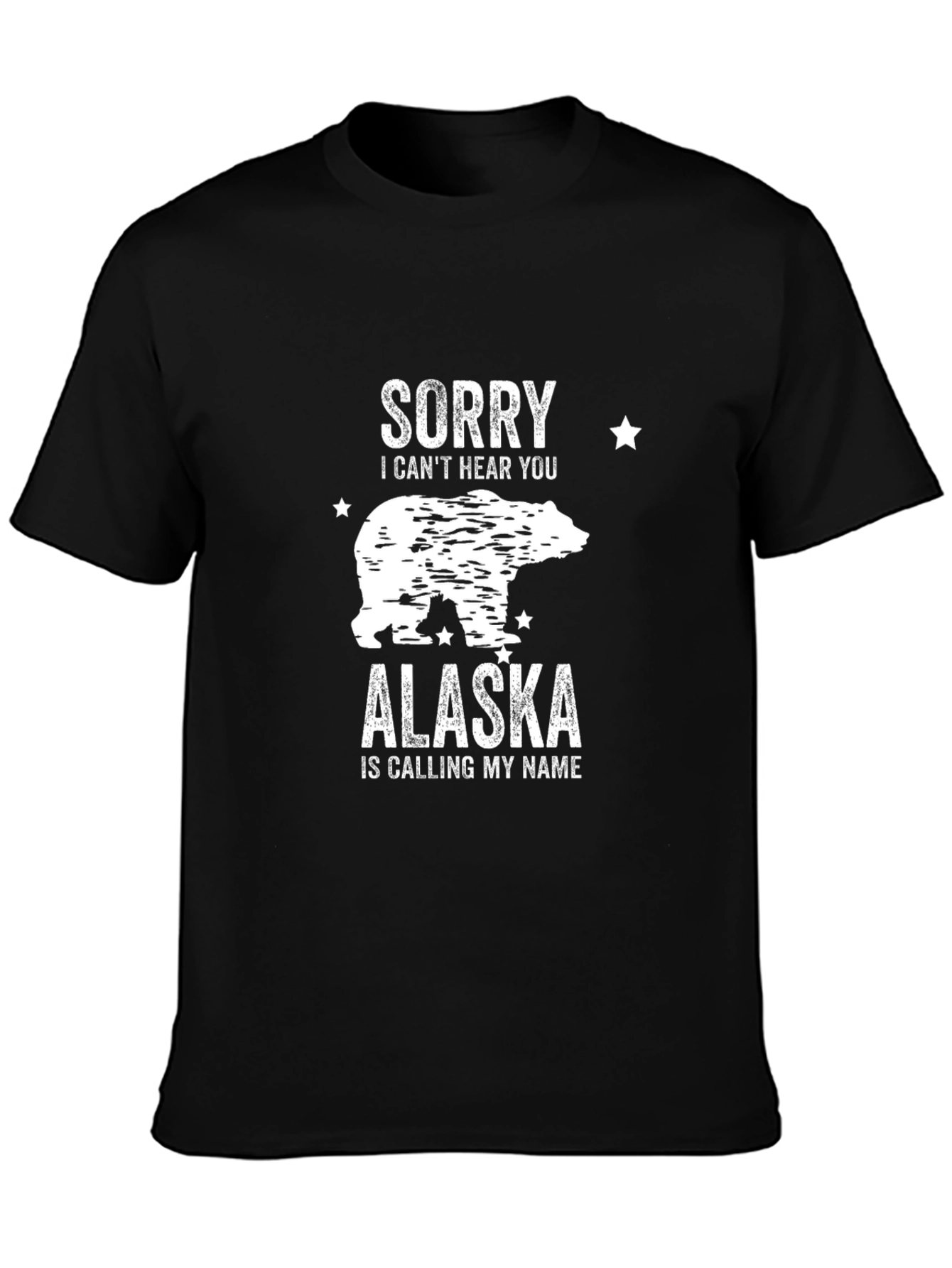 Alaska Calling T-Shirt Bear Graphic Tee