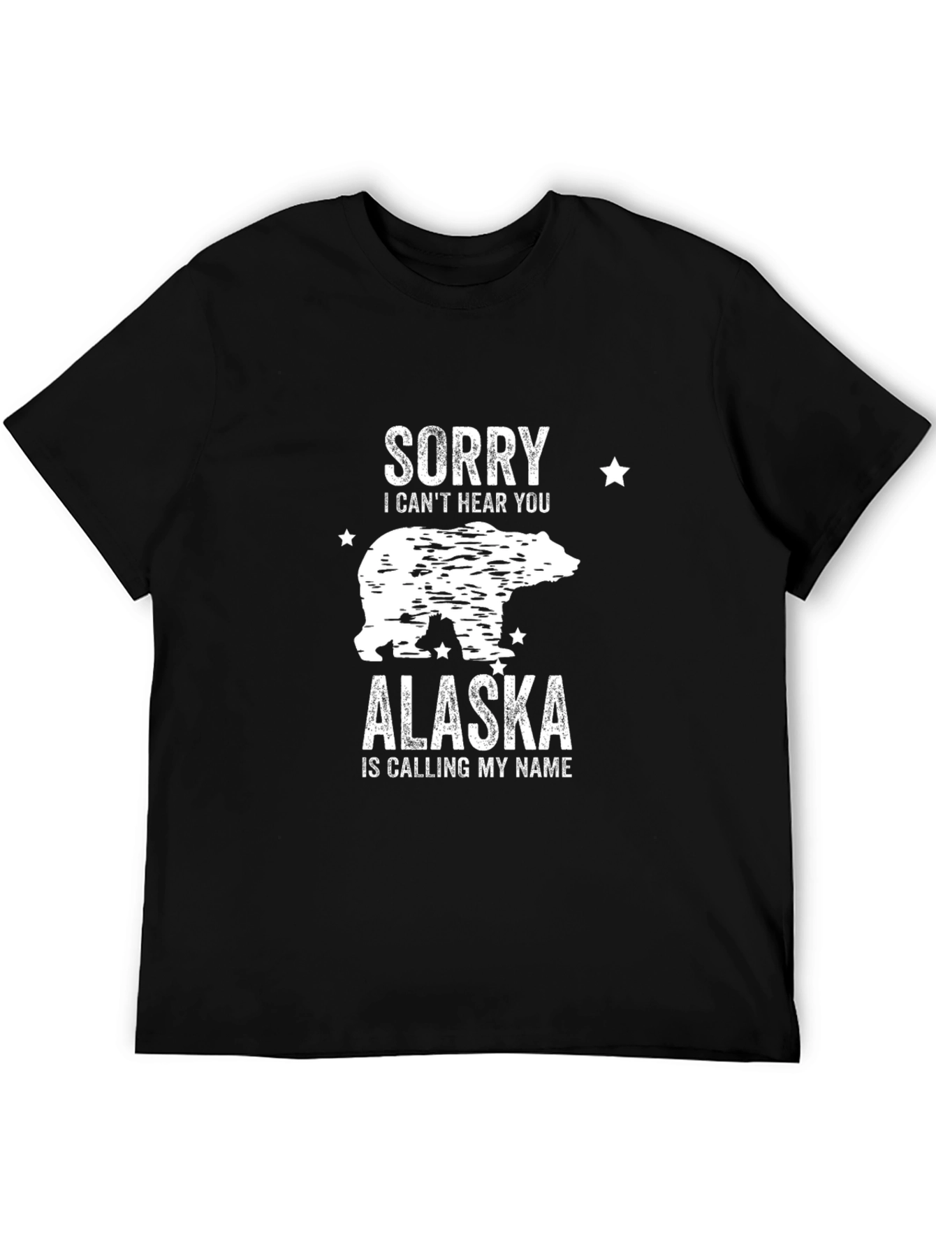 Alaska Calling T-Shirt Bear Graphic Tee
