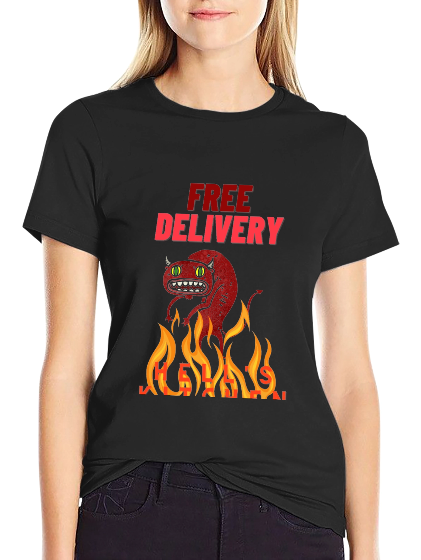 Fiery Free Delivery Tee