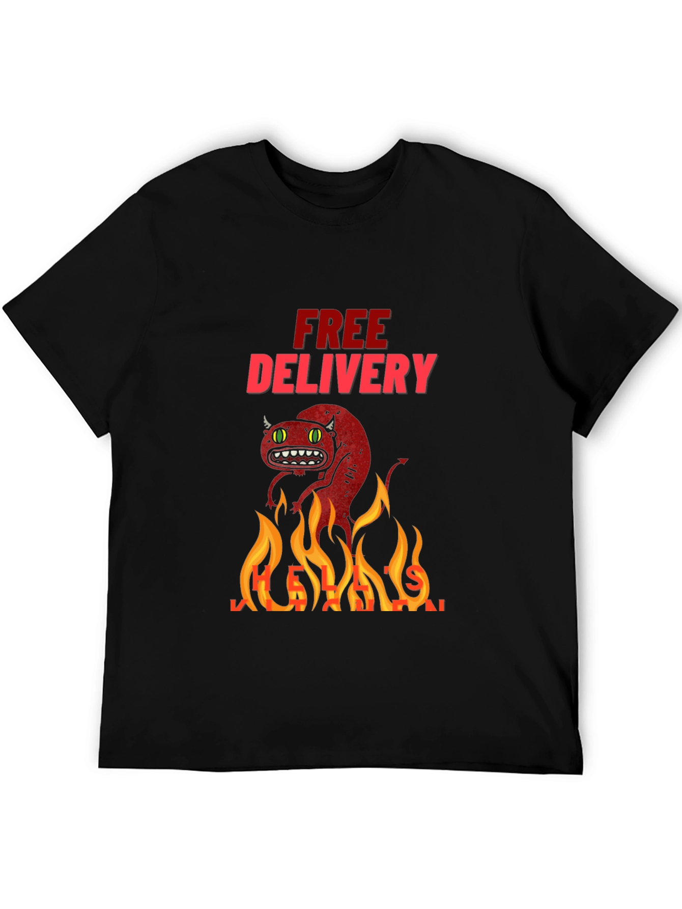 Fiery Free Delivery Tee