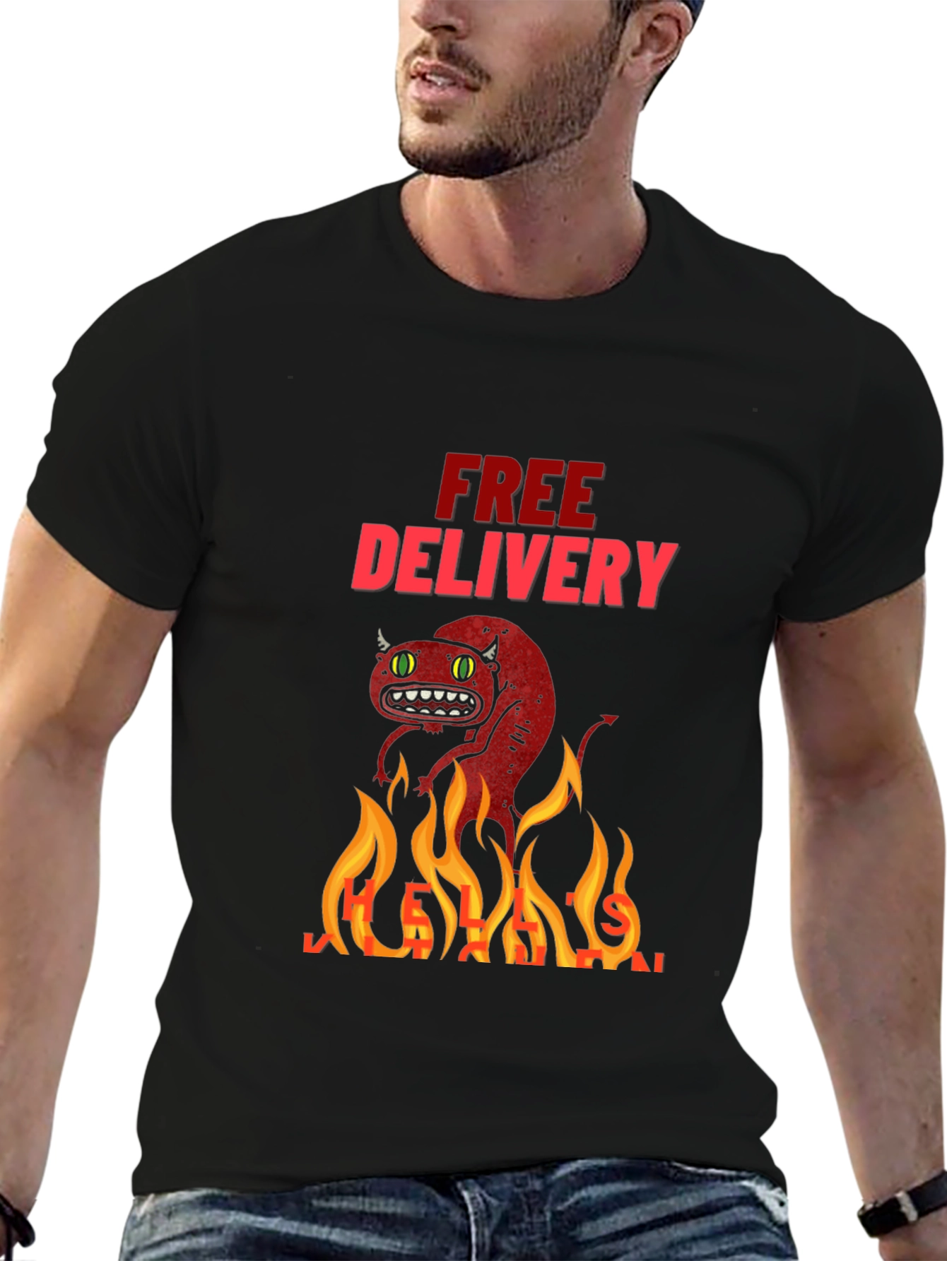 Fiery Free Delivery Tee