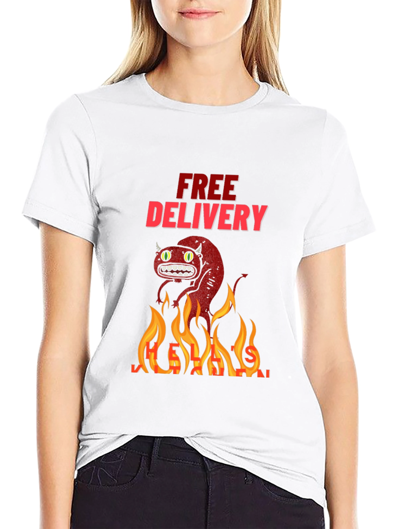 Fiery Free Delivery Tee