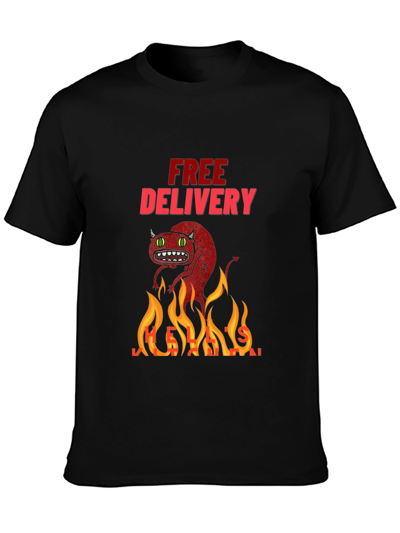 Fiery Free Delivery Tee