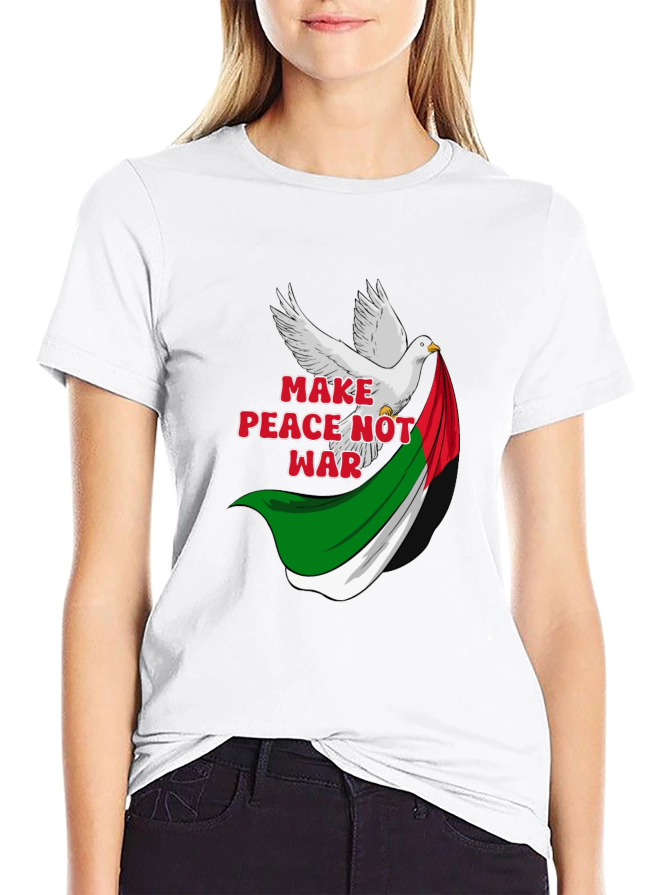 Peace Not War Dove T-Shirt