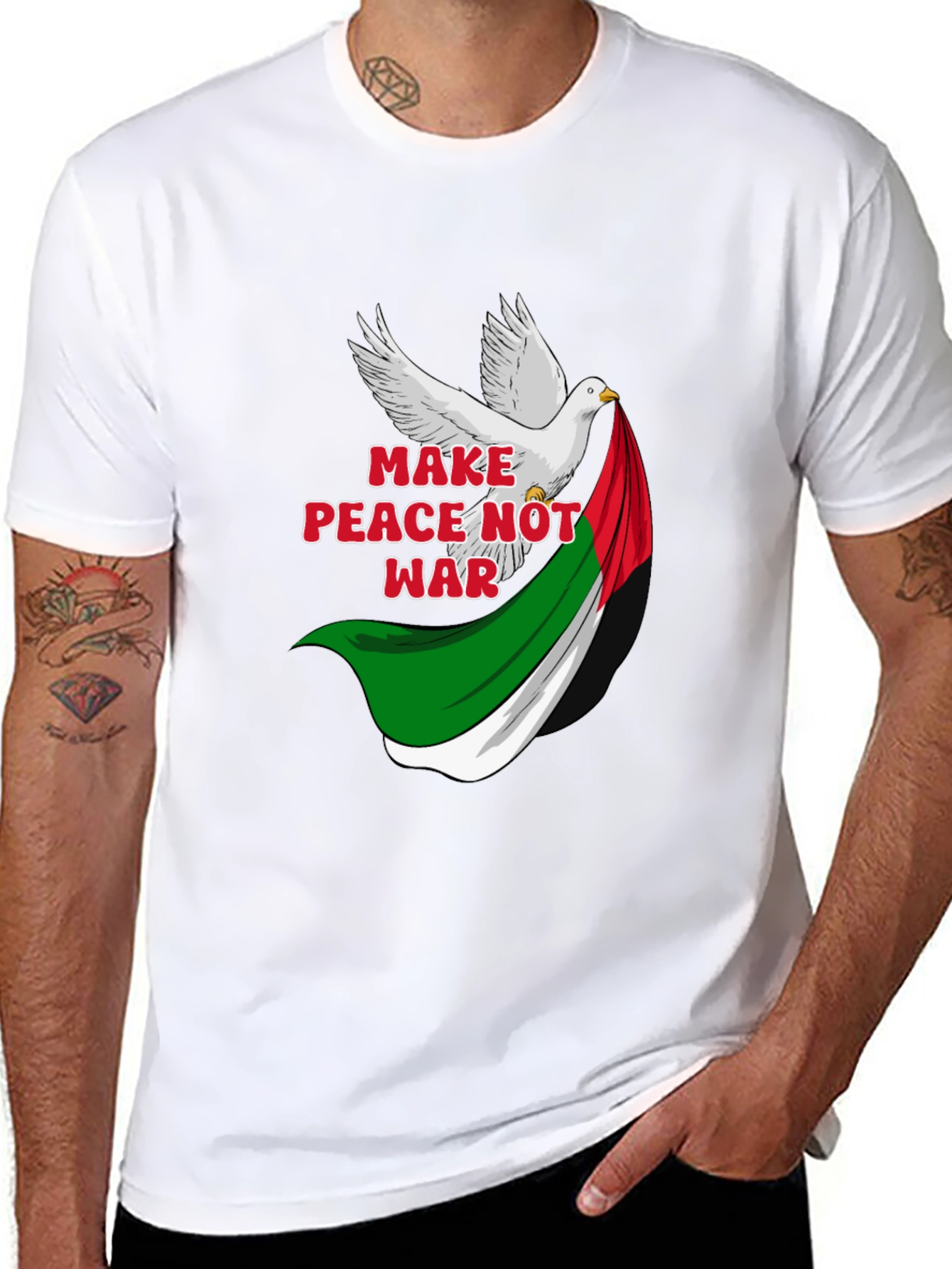 Peace Not War Dove T-Shirt