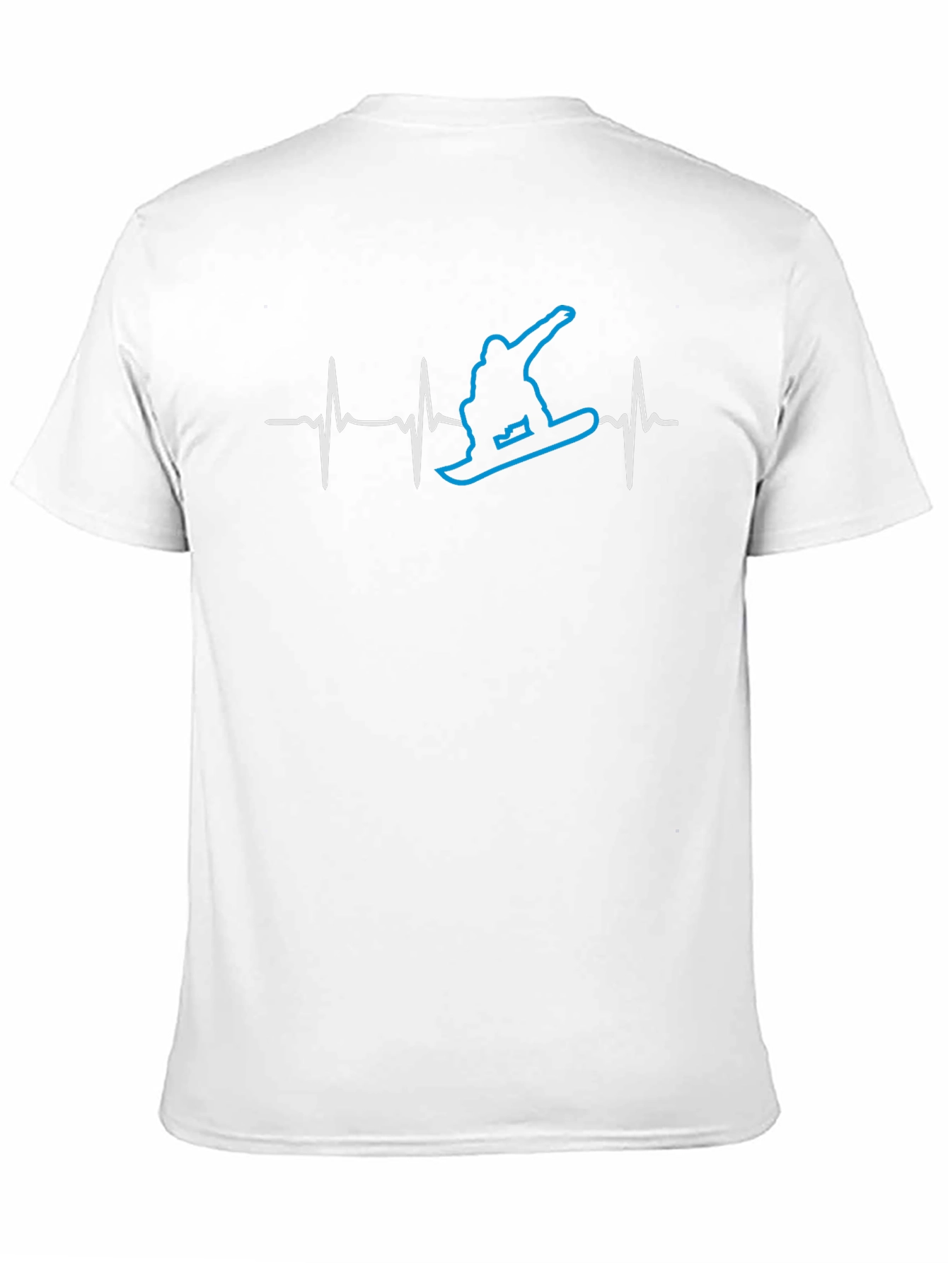 Snowboard Heartbeat T-Shirt - Cool Winter Sports Tee