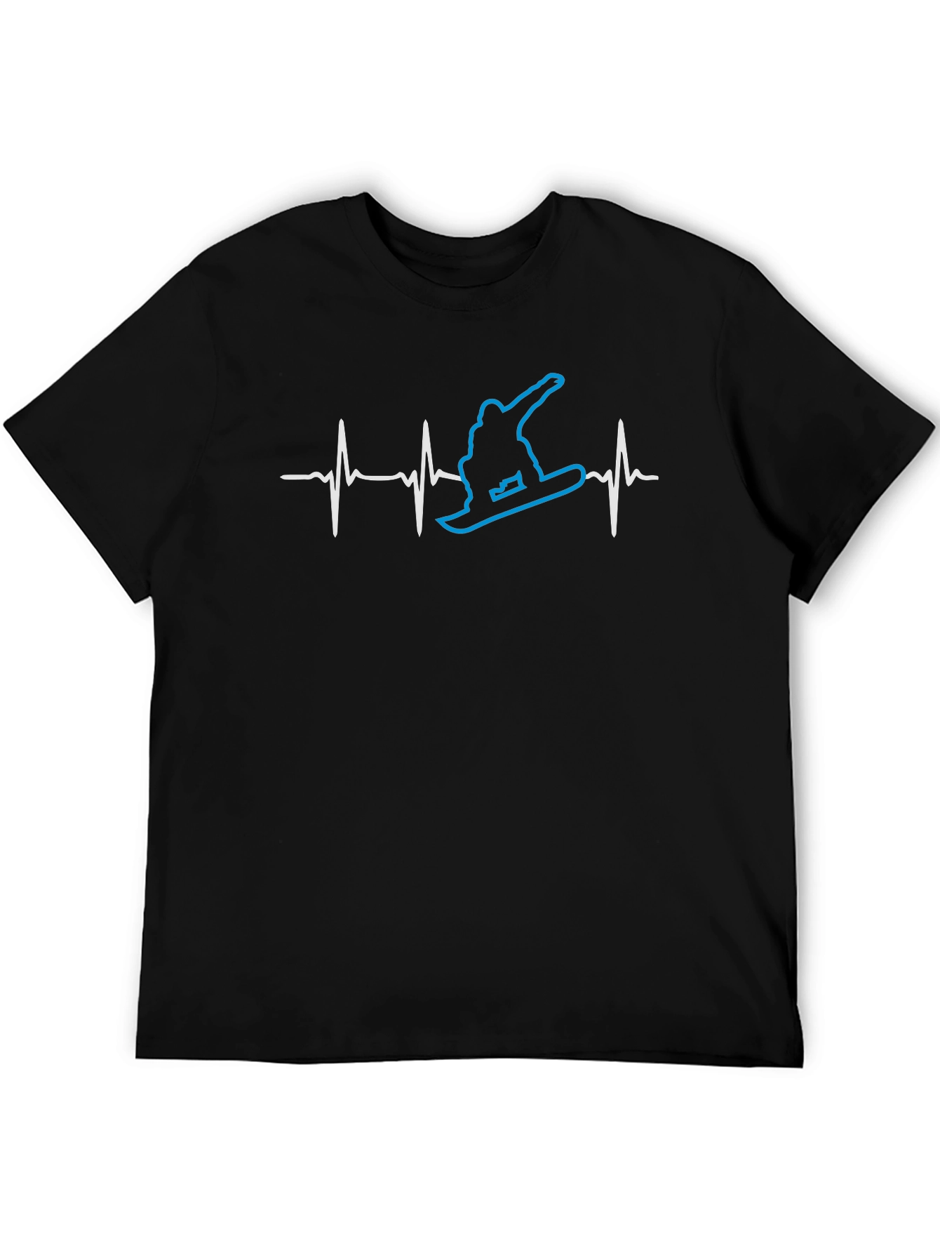 Snowboard Heartbeat T-Shirt - Cool Winter Sports Tee