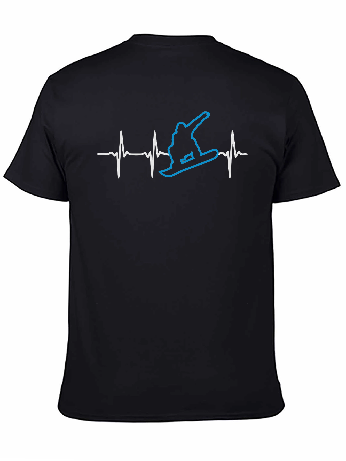 Snowboard Heartbeat T-Shirt - Cool Winter Sports Tee