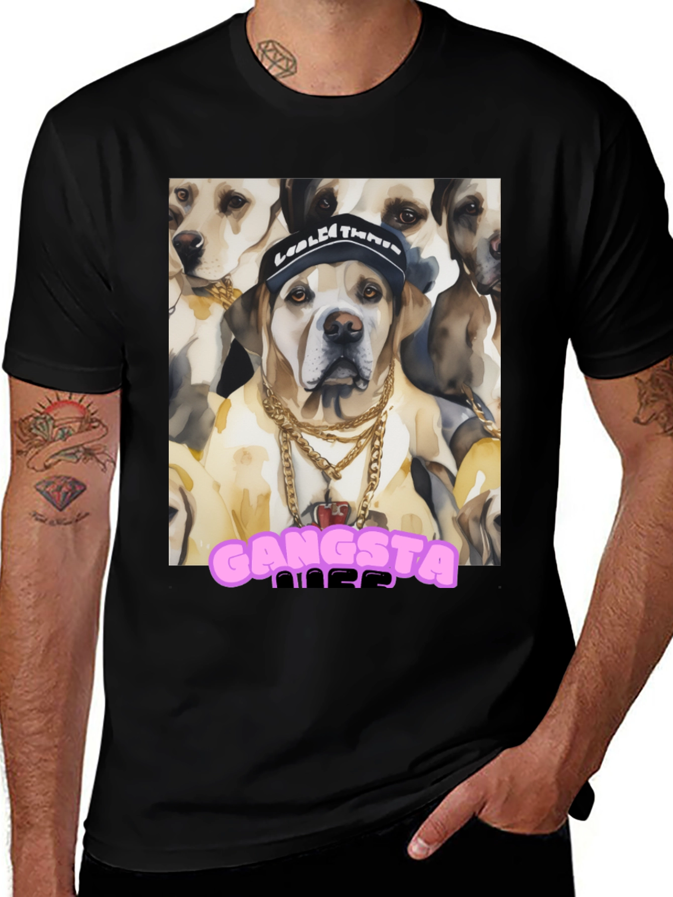 Gangsta Dog Tee - Cool Canine Crew