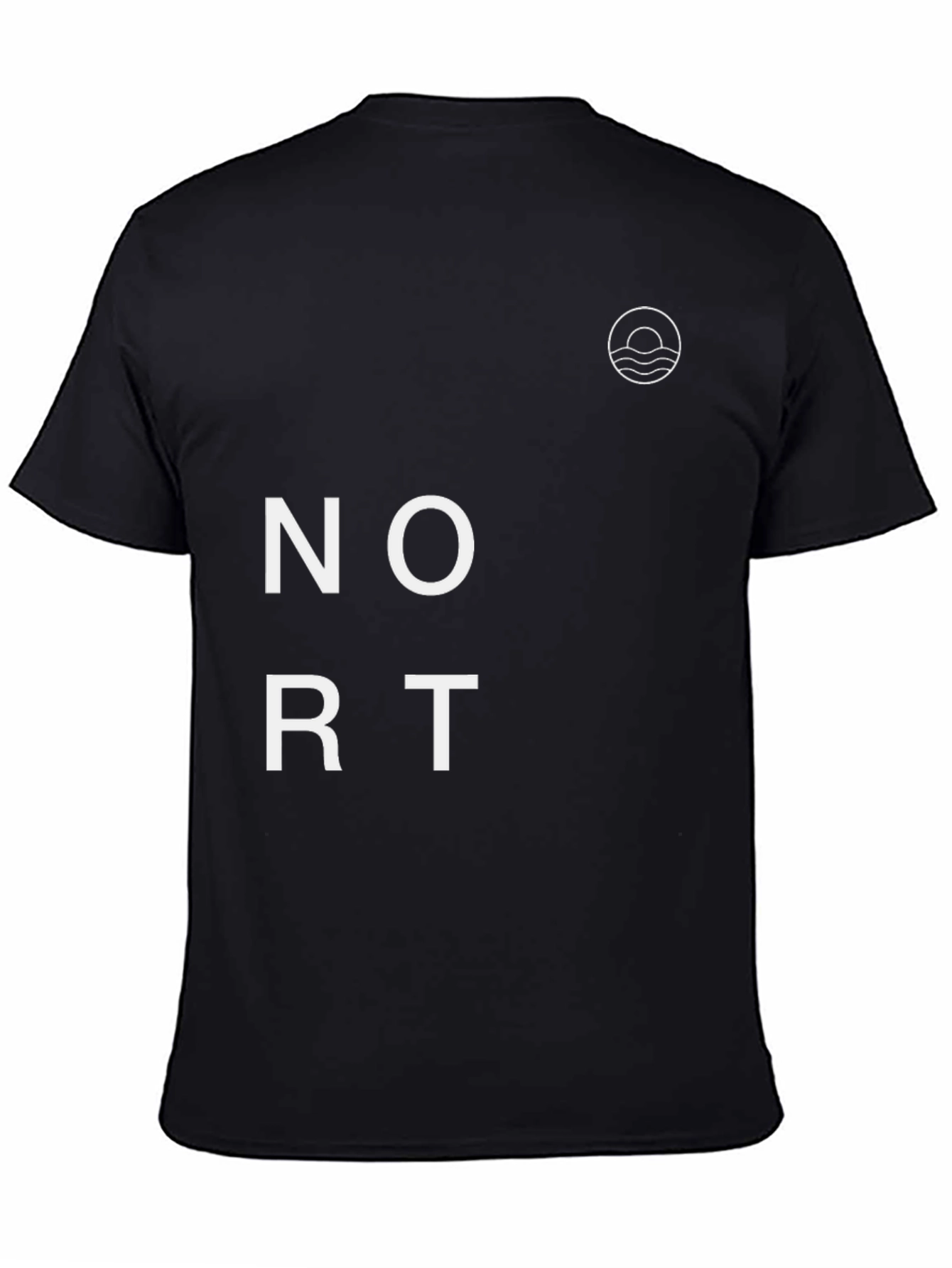 Modern Black Graphic Tee - NORTH Style