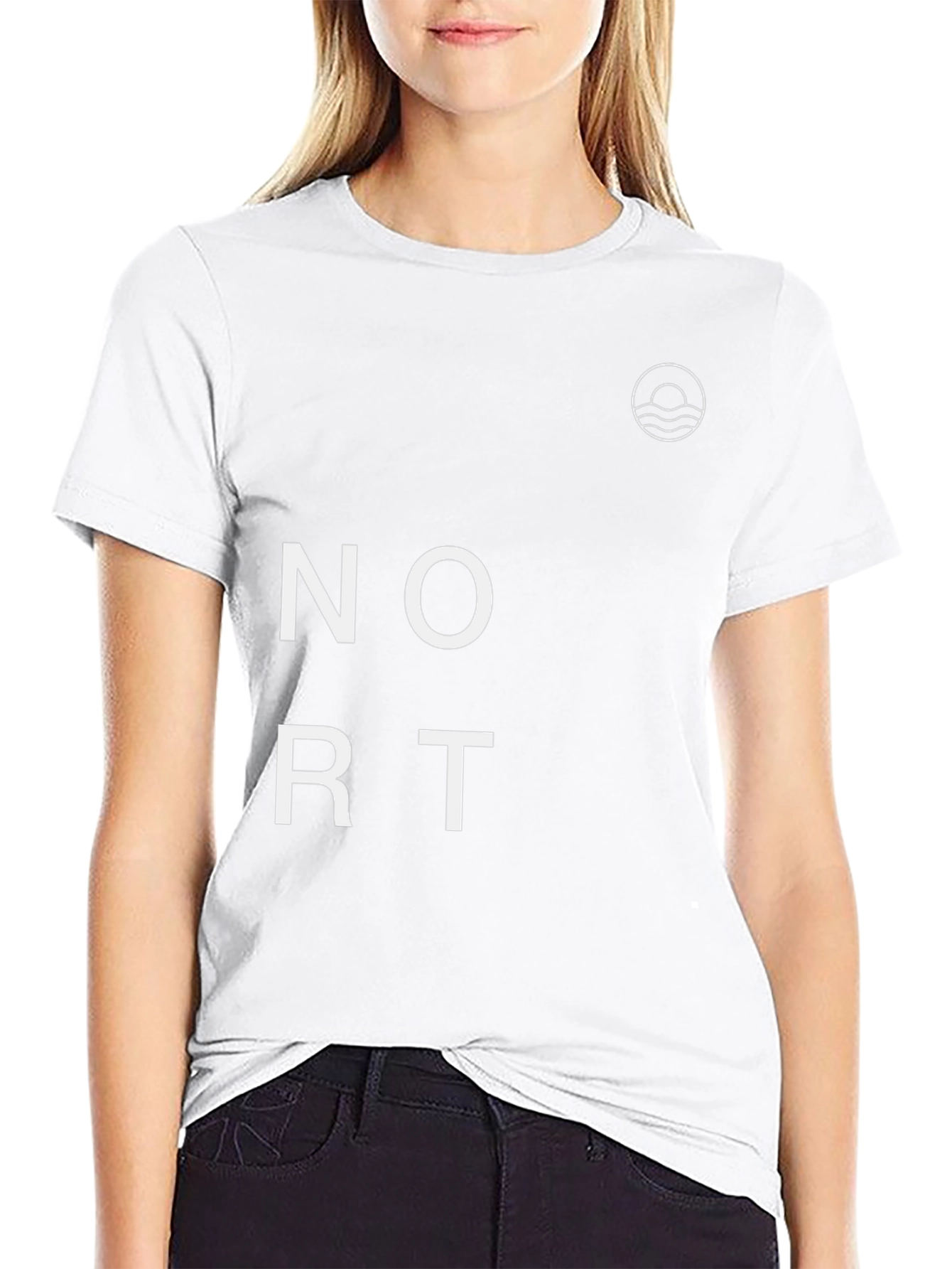 Modern Black Graphic Tee - NORTH Style