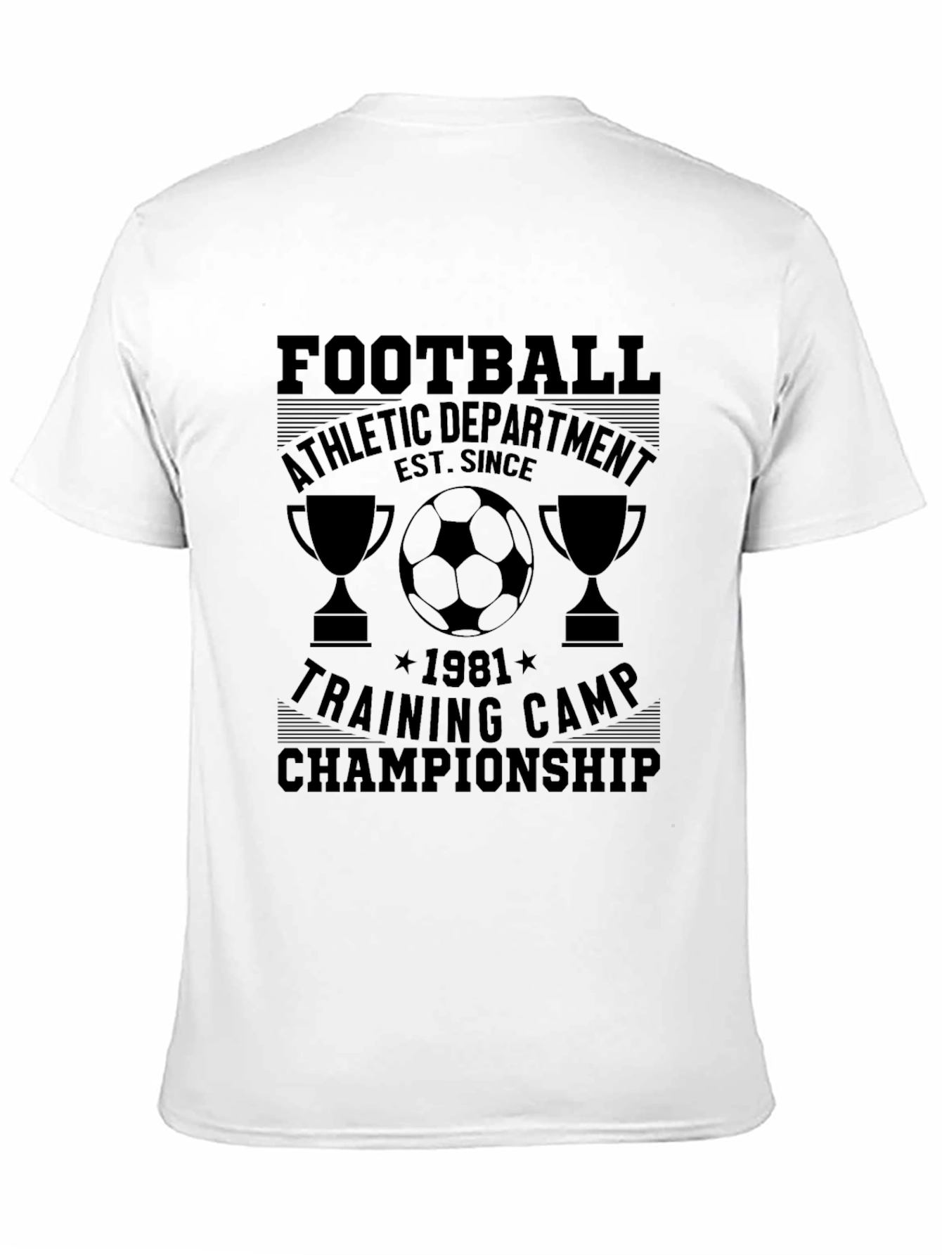 Football Athletic Department Black Graphic Tee