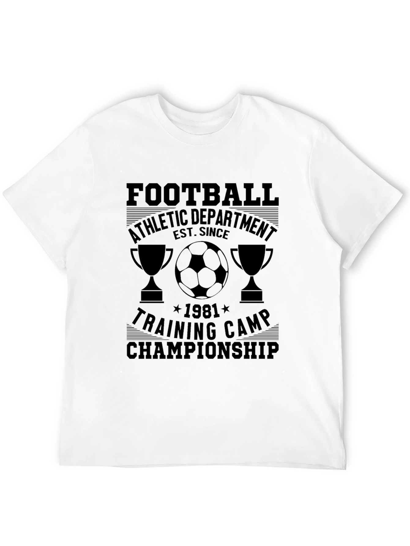Football Athletic Department Black Graphic Tee