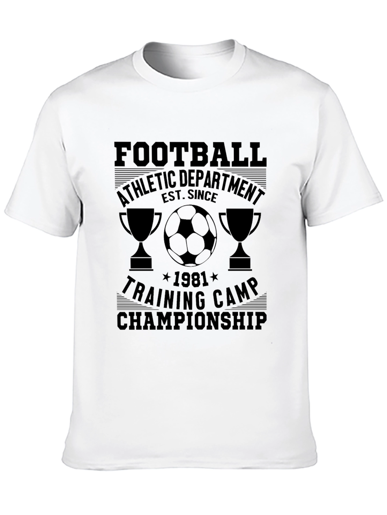 Football Athletic Department Black Graphic Tee