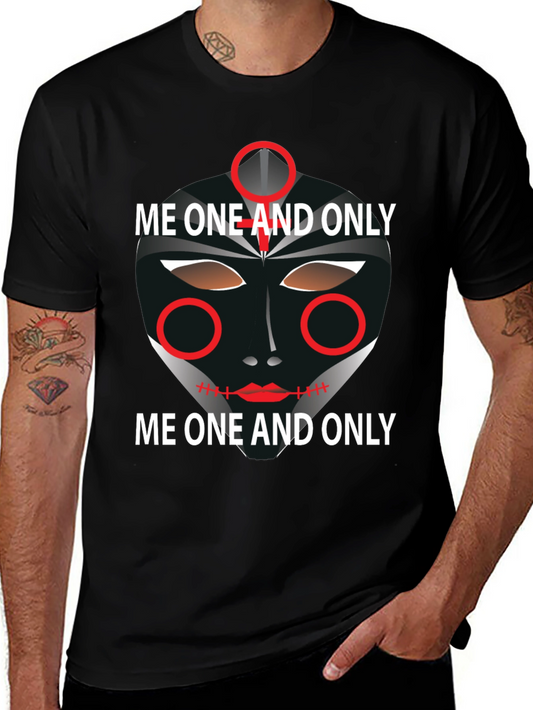 Unique Graphic Tee: Me One And Only Design