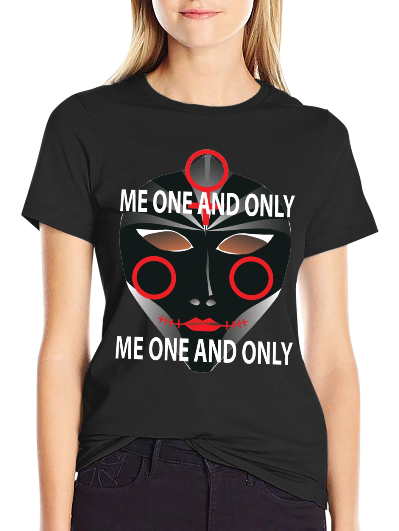 Unique Graphic Tee: Me One And Only Design