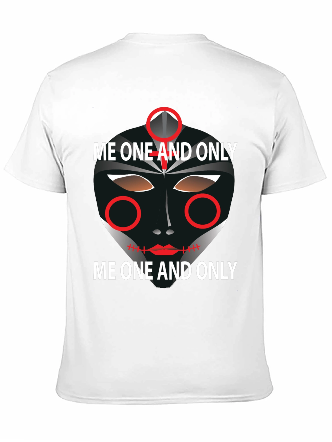 Unique Graphic Tee: Me One And Only Design
