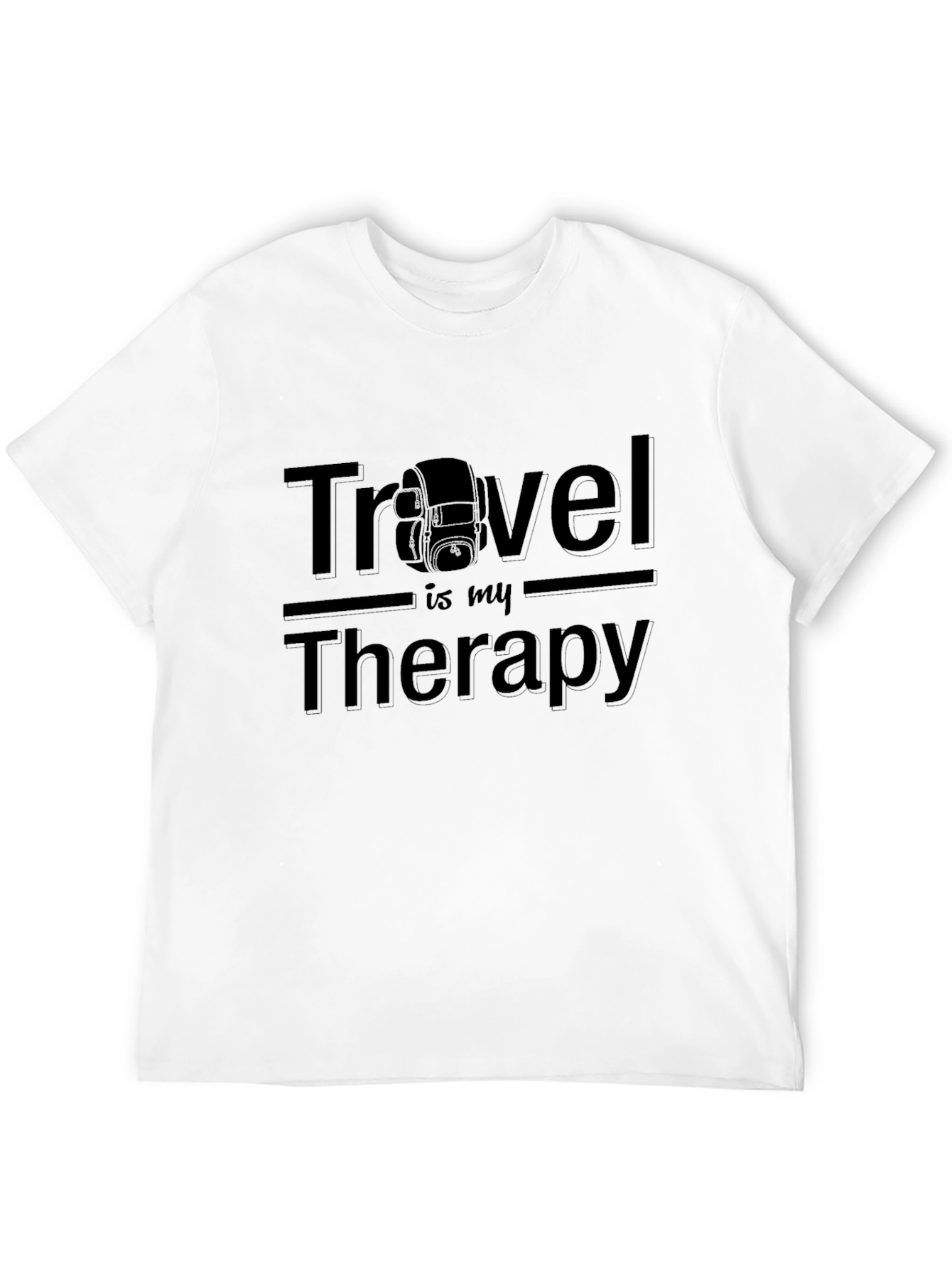 Travel is My Therapy Graphic T-Shirt