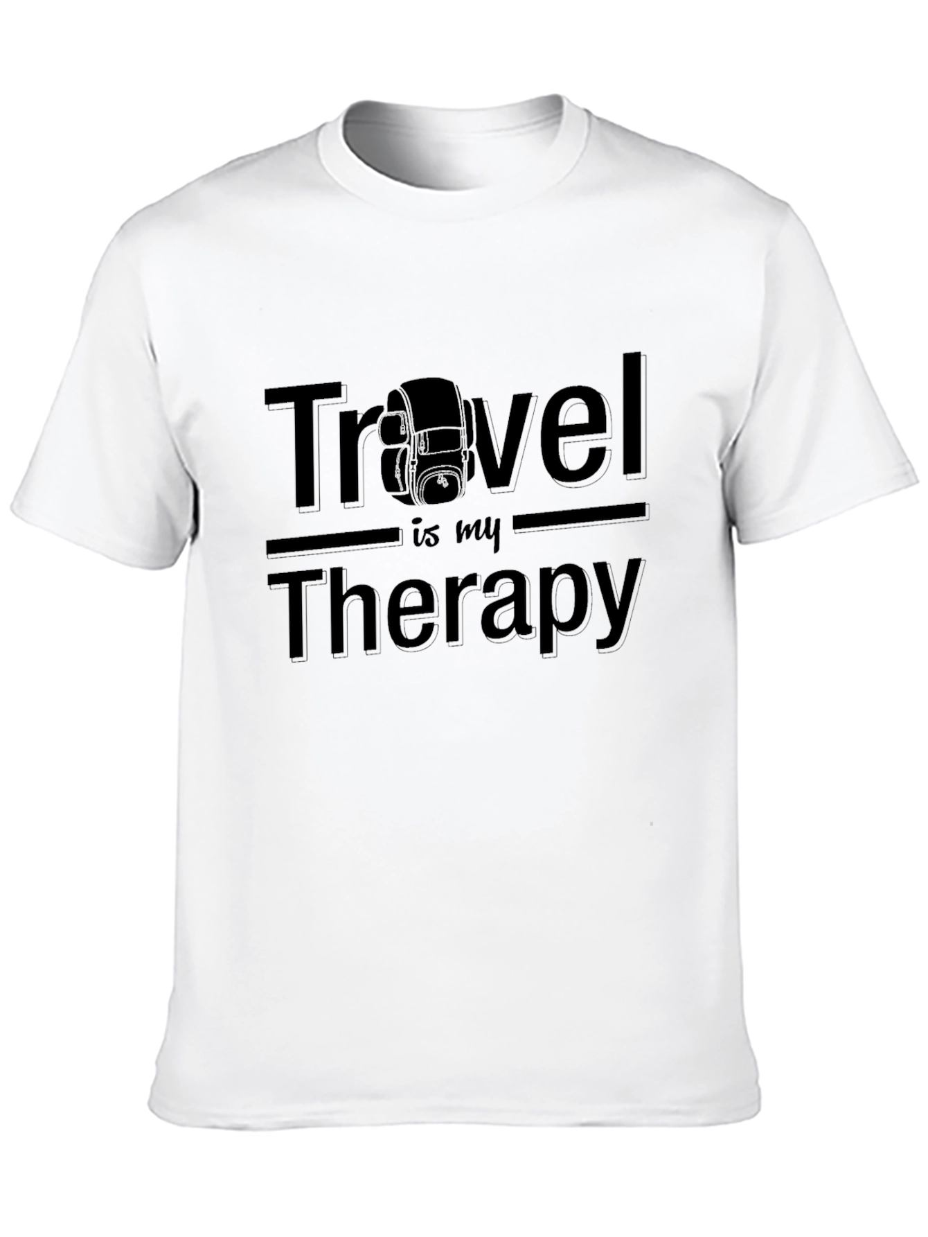 Travel is My Therapy Graphic T-Shirt