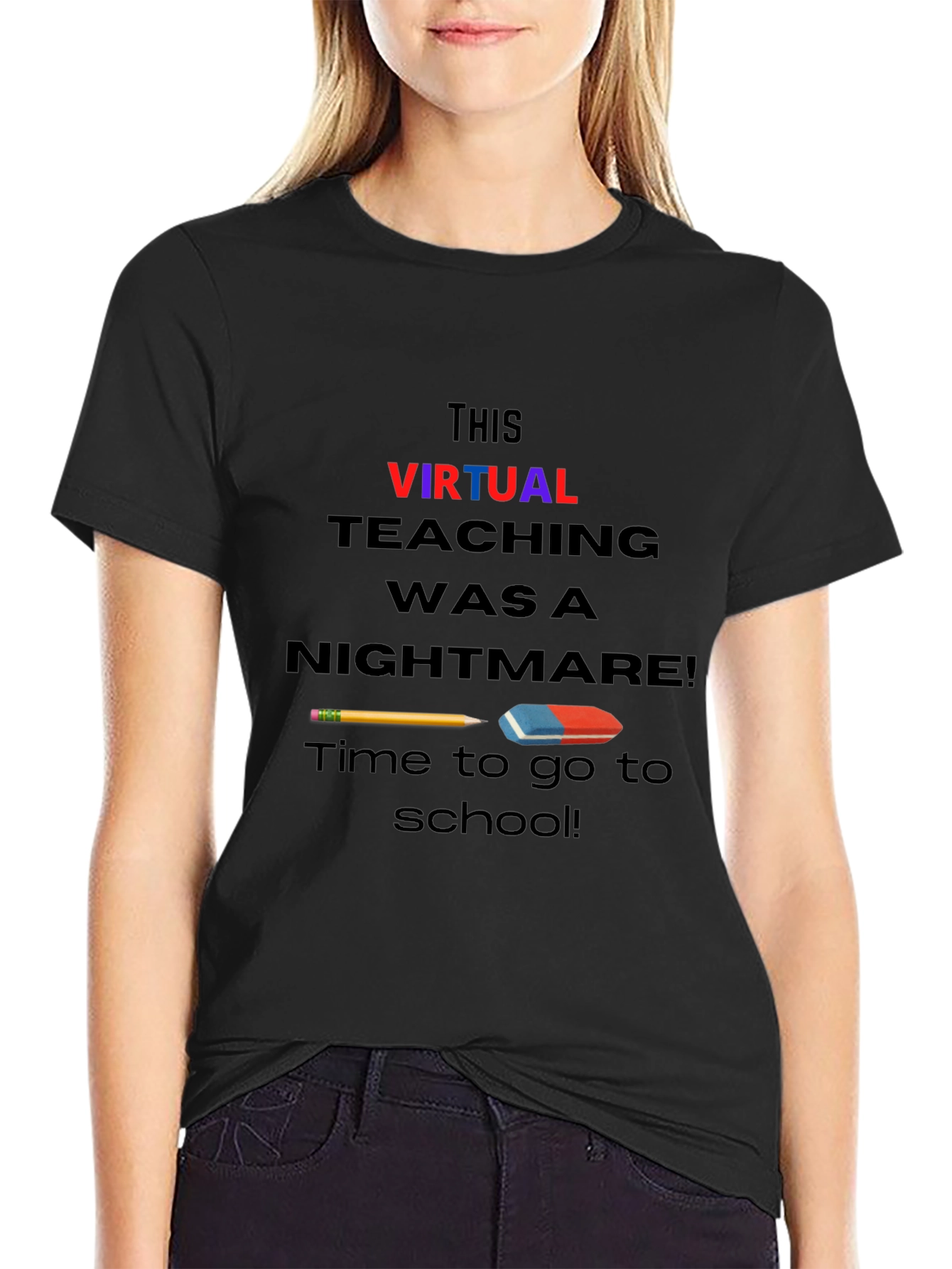 Virtual Teaching Nightmare T-Shirt Back to School