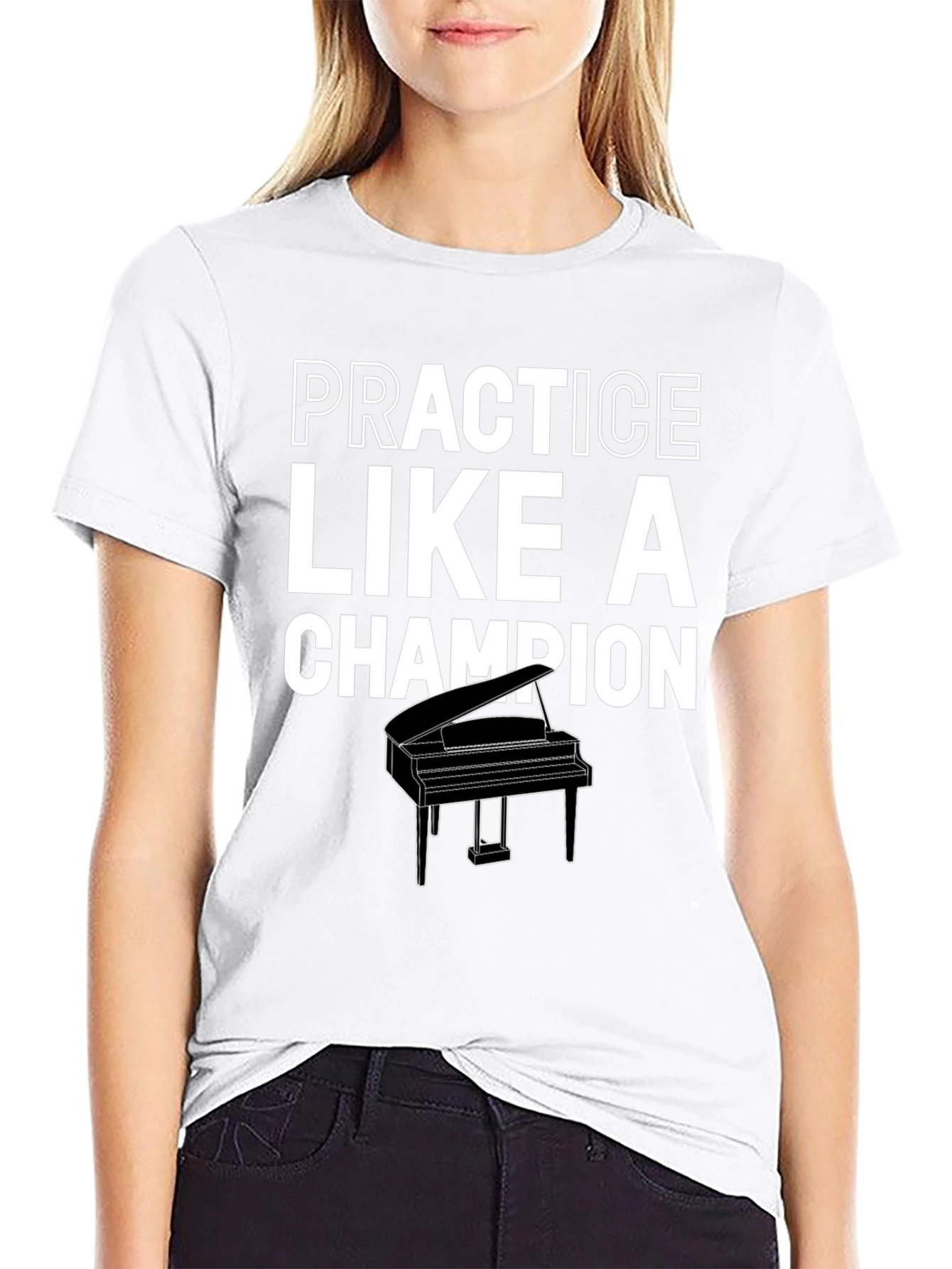 Practice Like a Champion Piano T-Shirt
