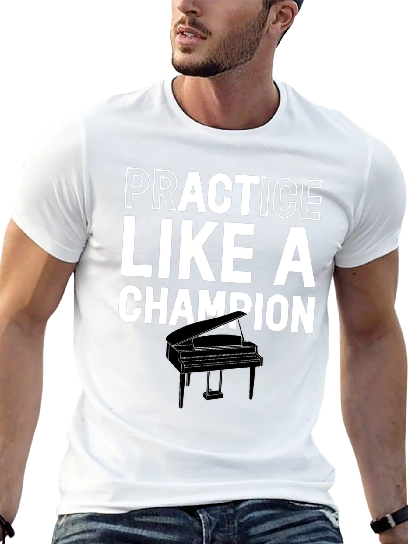 Practice Like a Champion Piano T-Shirt