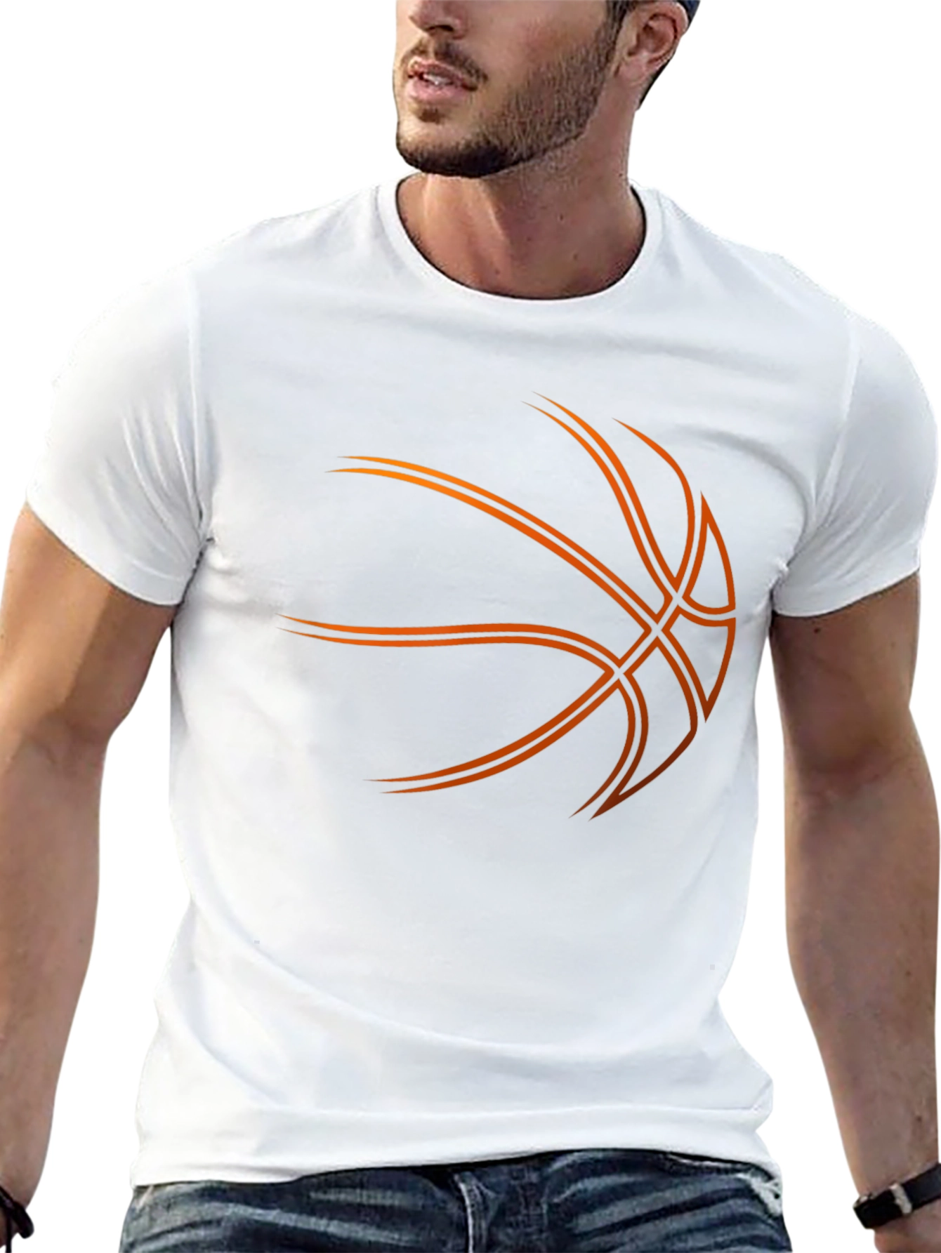 Basketball Graphic Tee - Black