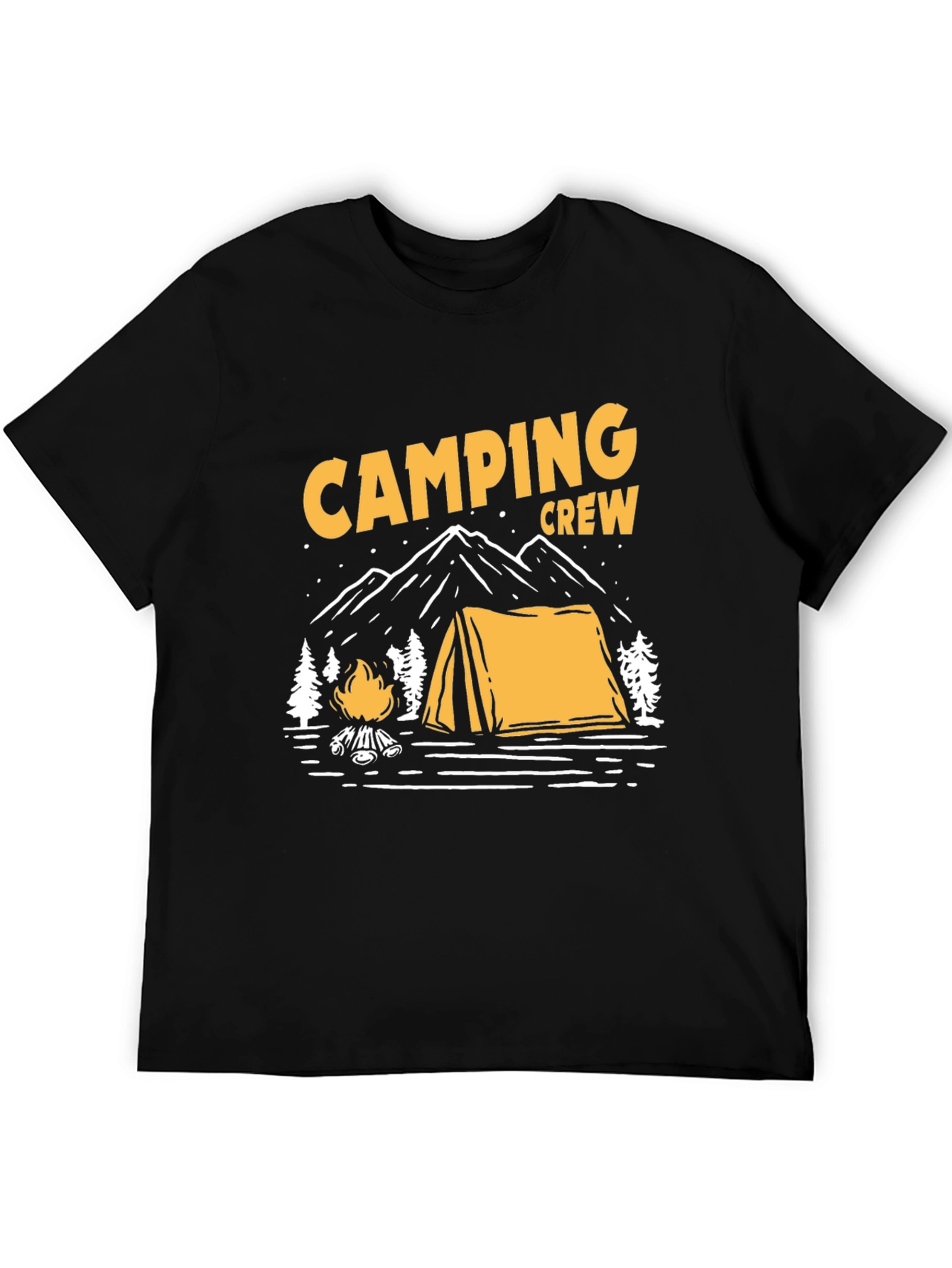Camping Crew Graphic Tee - Outdoor Adventure Shirt