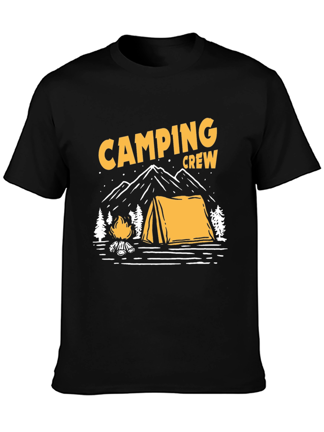 Camping Crew Graphic Tee - Outdoor Adventure Shirt