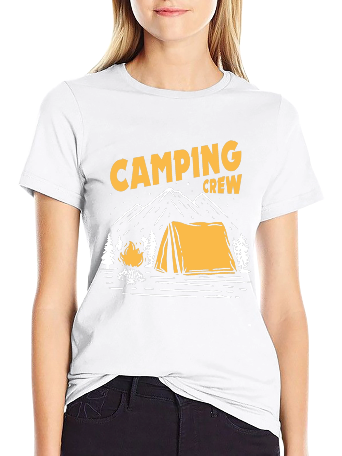 Camping Crew Graphic Tee - Outdoor Adventure Shirt