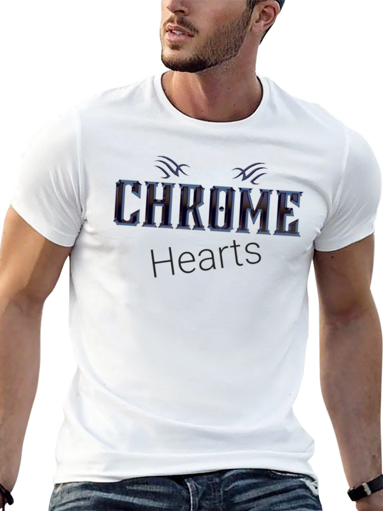 Chrome Hearts Graphic Black Tee