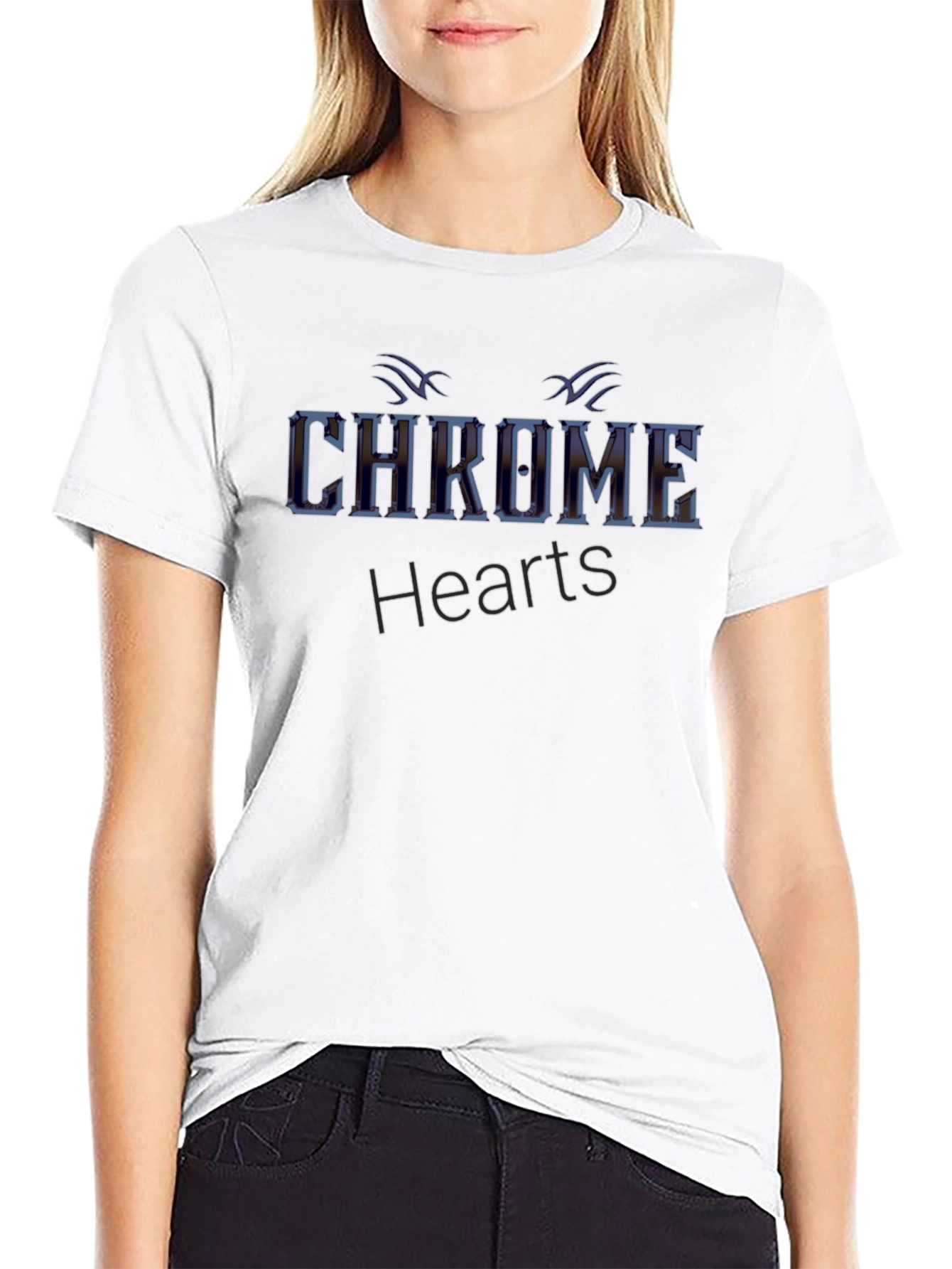 Chrome Hearts Graphic Black Tee