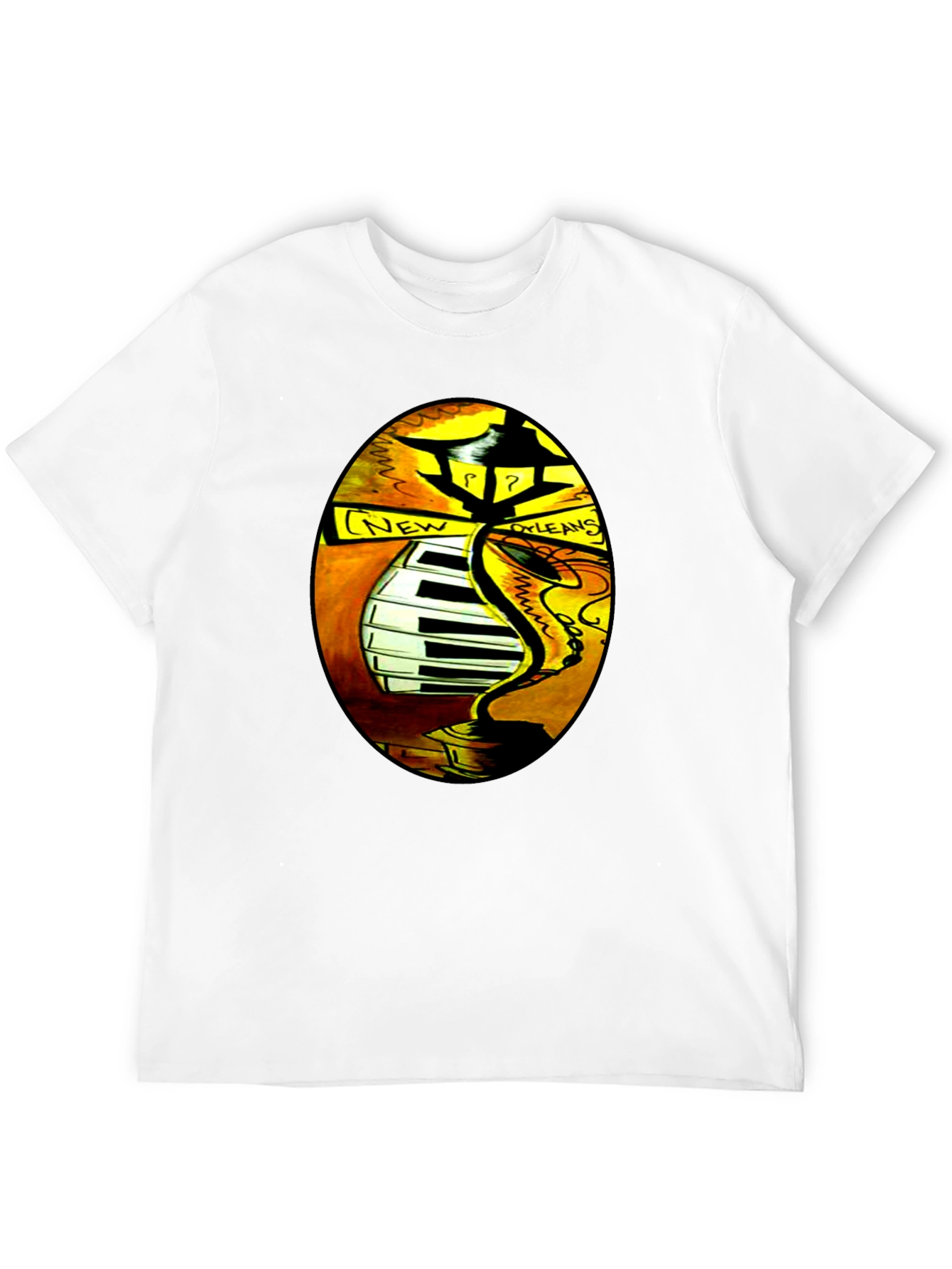 New Orleans Jazz Music Graphic T-Shirt