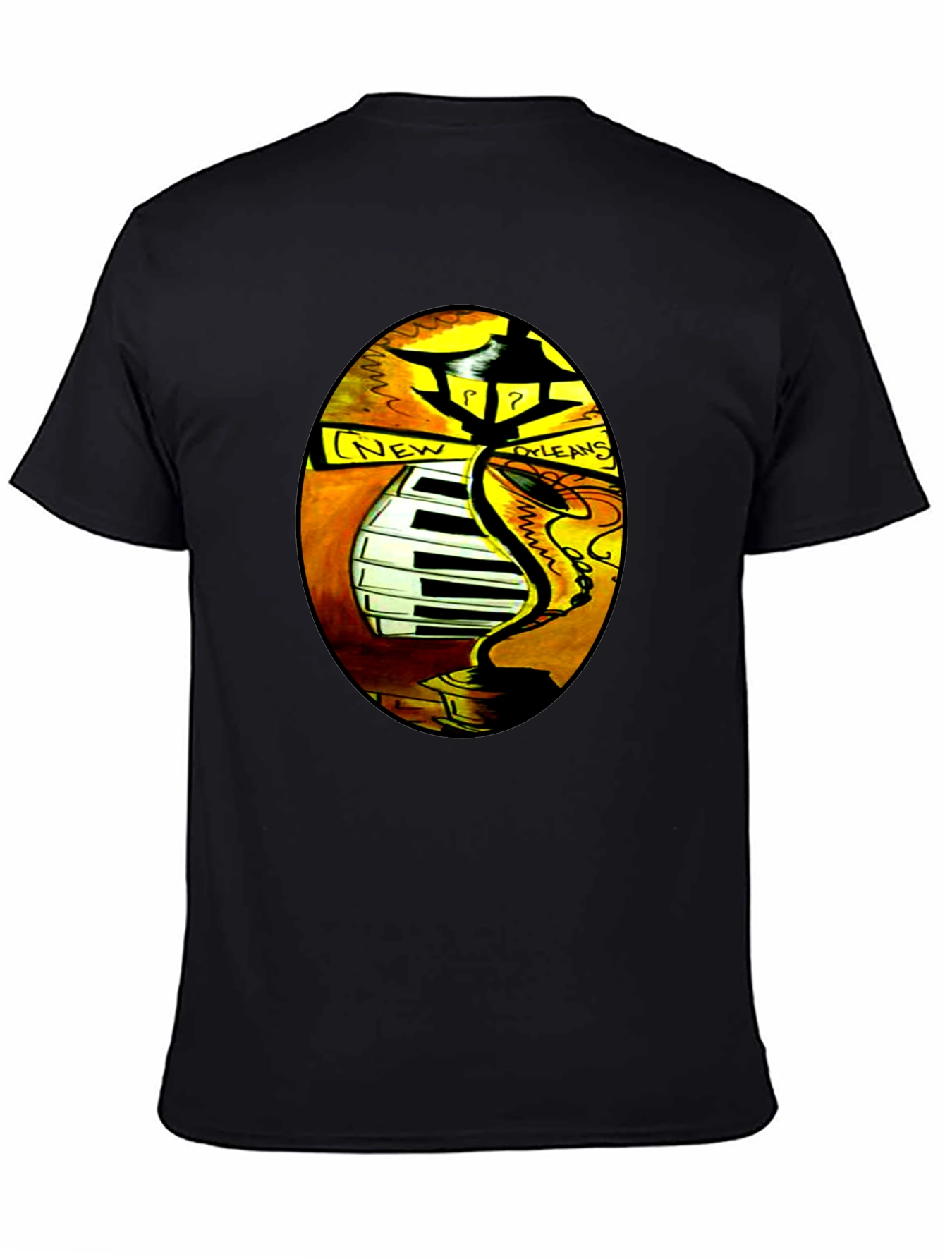 New Orleans Jazz Music Graphic T-Shirt