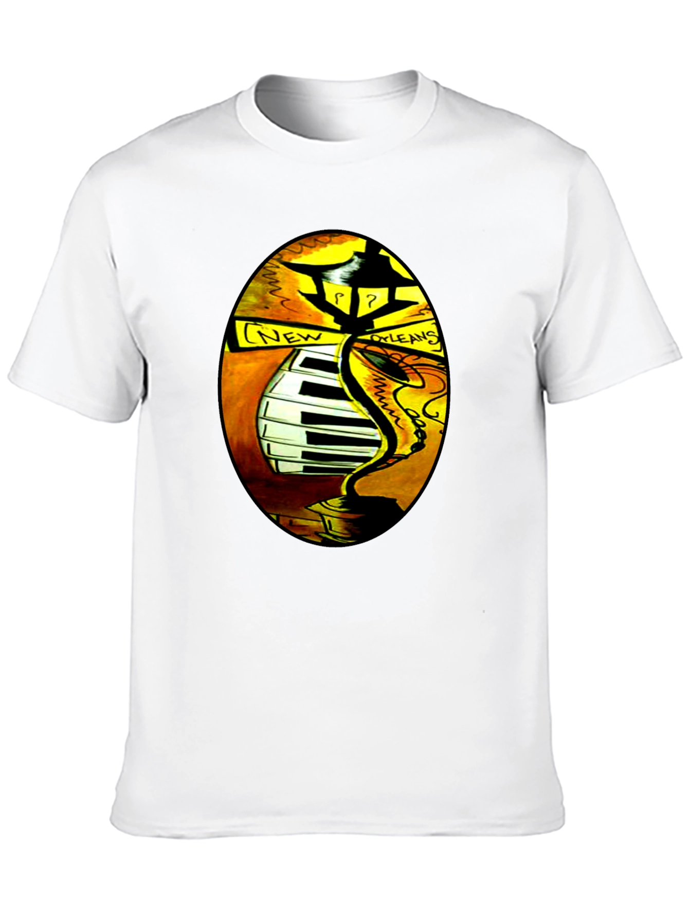 New Orleans Jazz Music Graphic T-Shirt