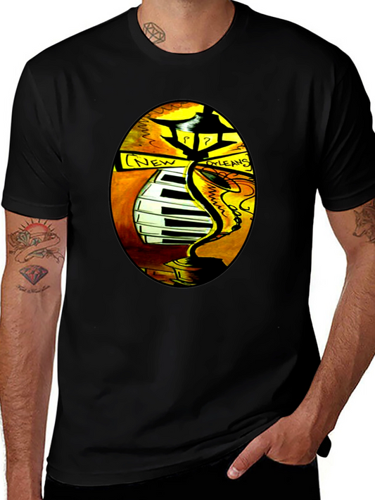 New Orleans Jazz Music Graphic T-Shirt