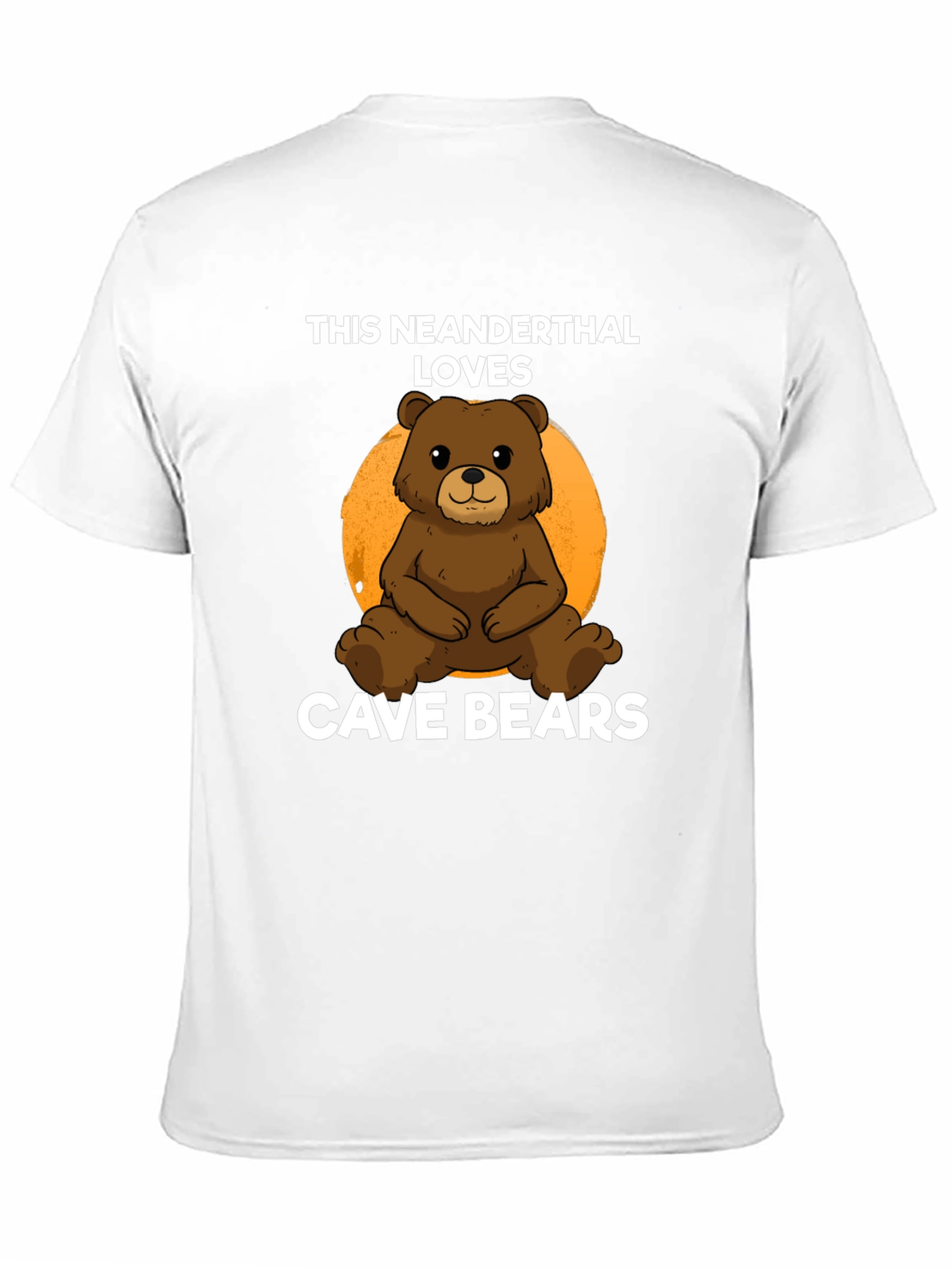 Neanderthal Loves Cave Bears Graphic T-Shirt