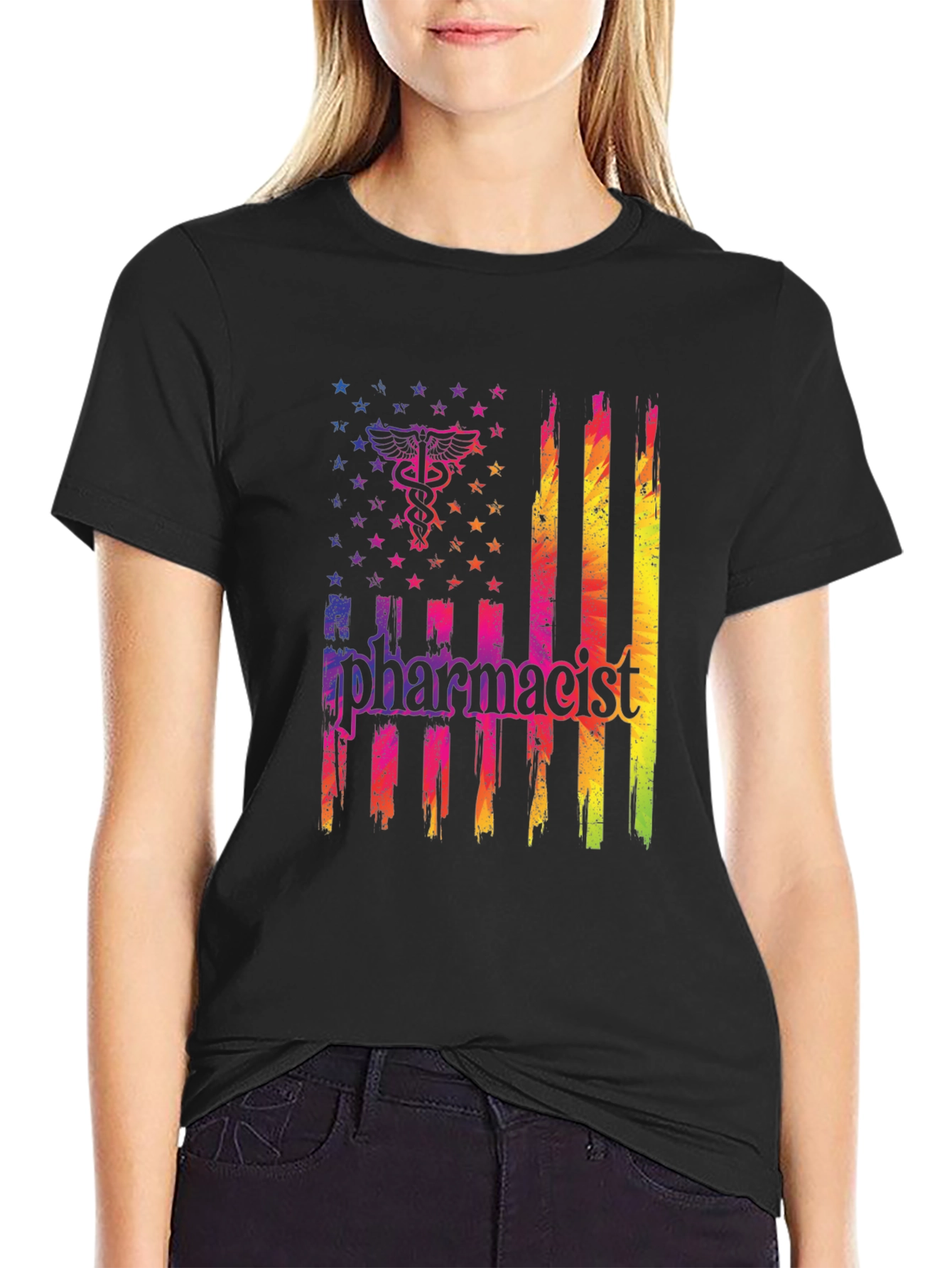 Pharmacist American Flag T-Shirt