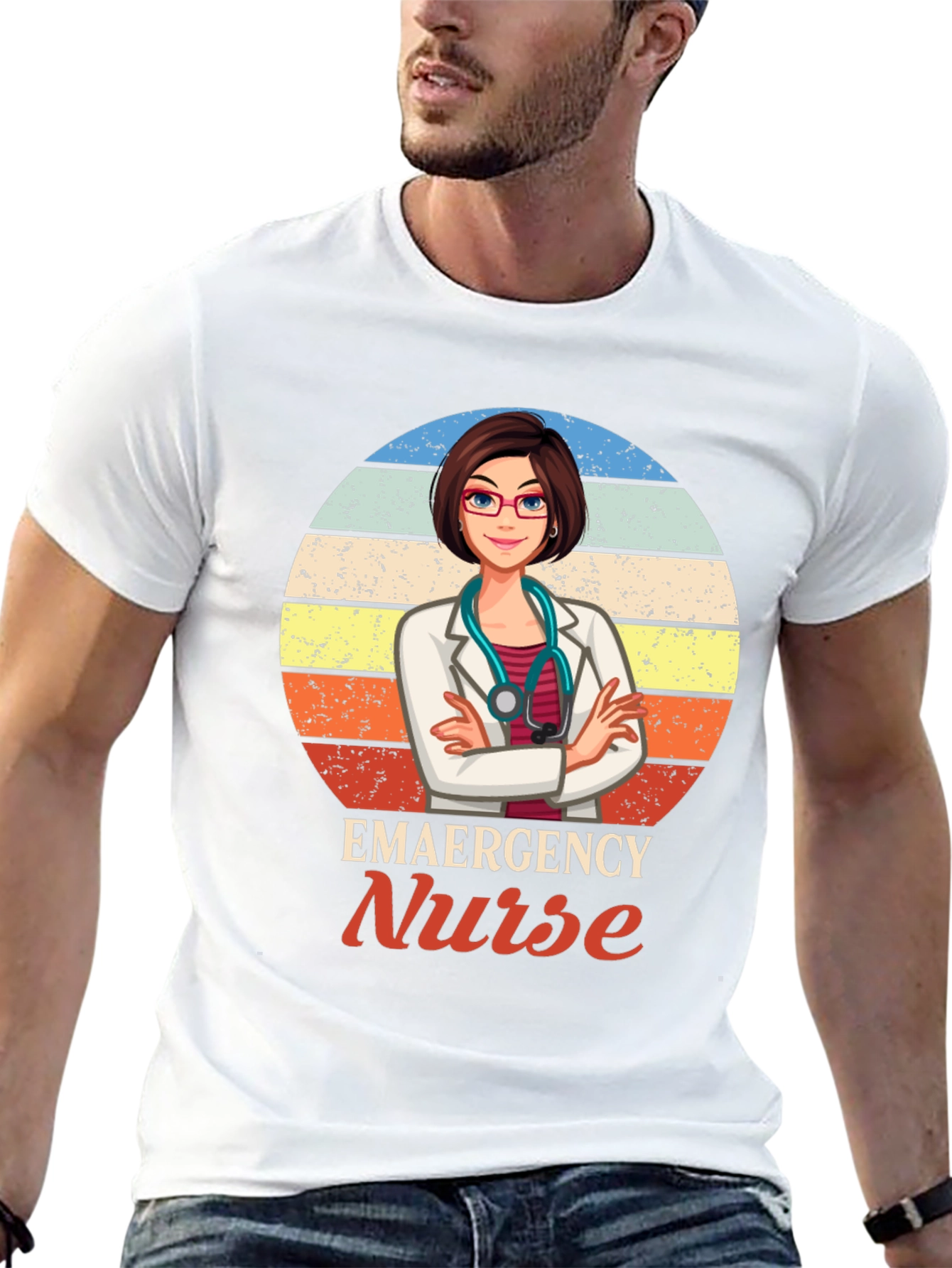 Emergency Nurse Graphic T-Shirt