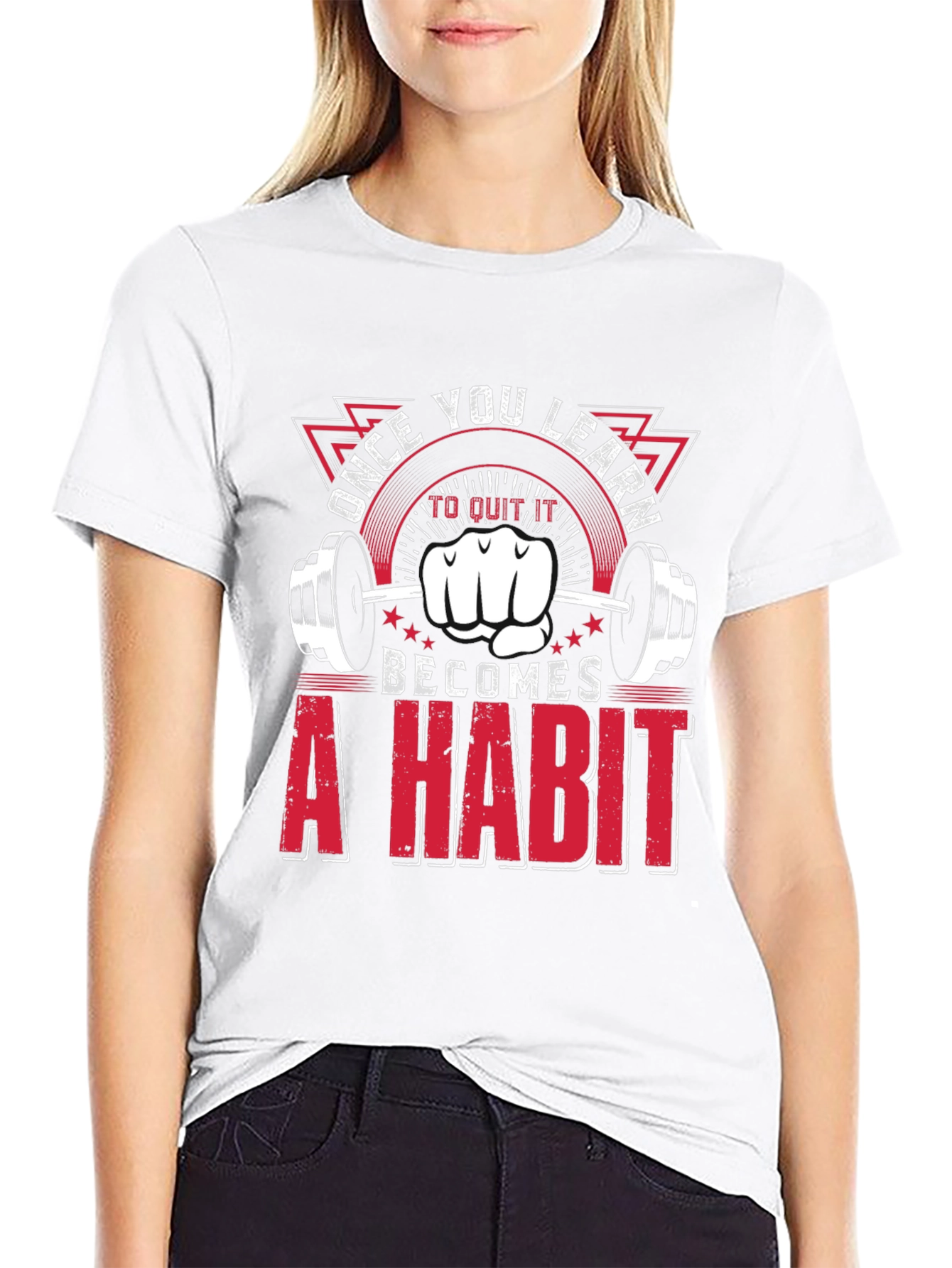 Gym Motivation T-Shirt: Habit Fitness