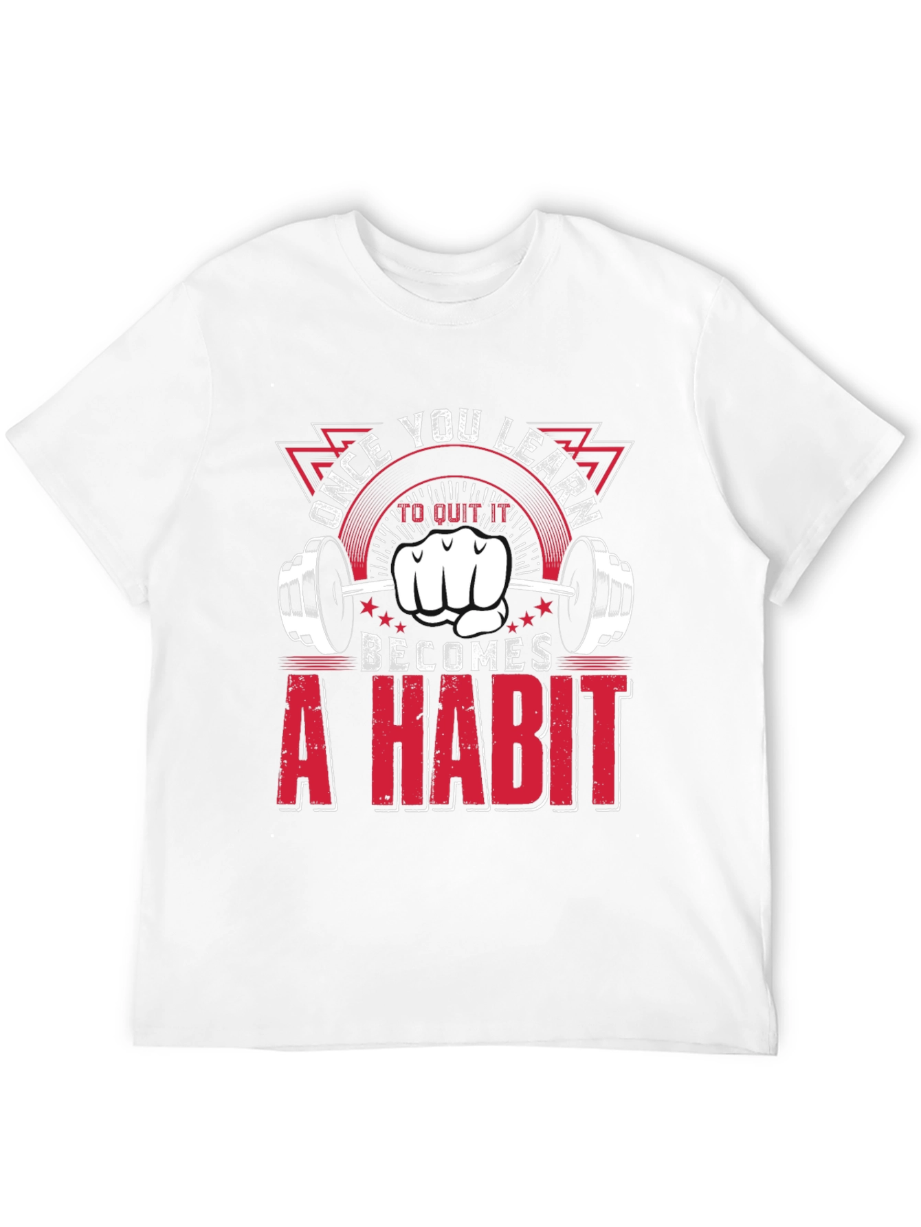 Gym Motivation T-Shirt: Habit Fitness