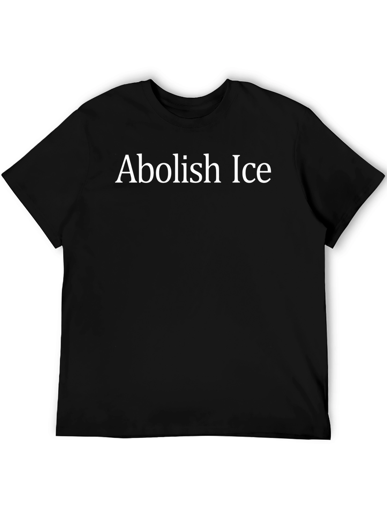 Abolish Ice Black Crewneck T-Shirt