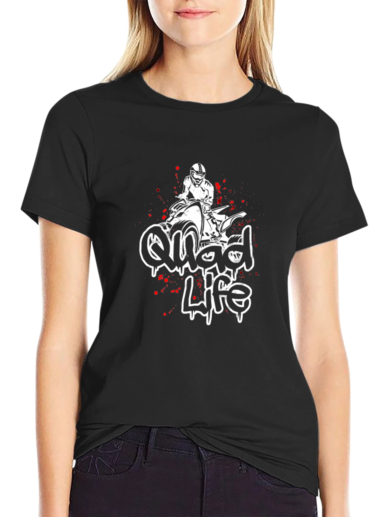 Quad Life T-Shirt - ATV Rider Design