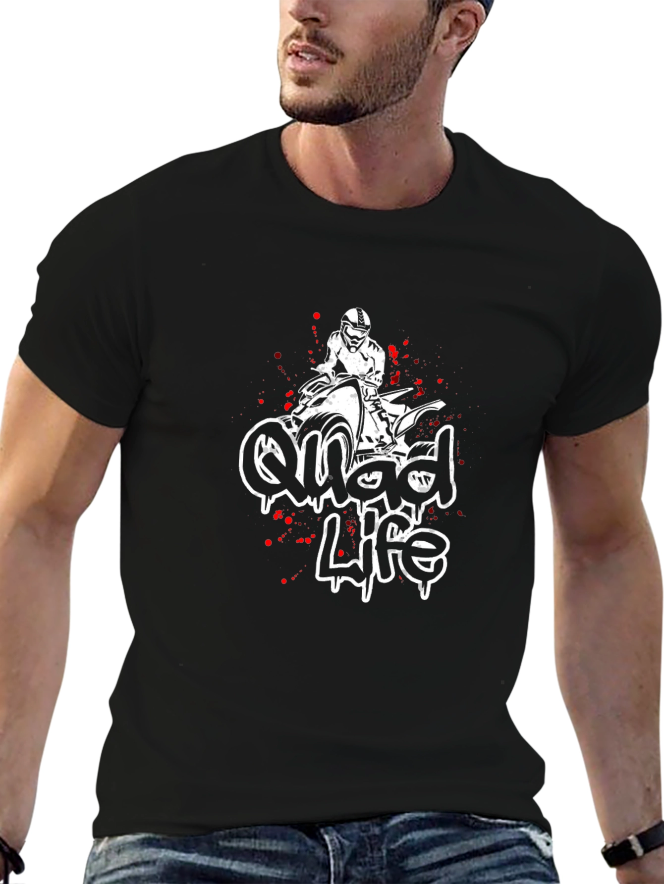 Quad Life T-Shirt - ATV Rider Design