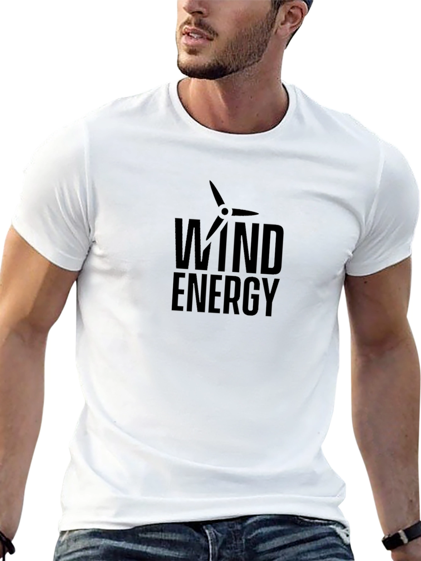 Wind Energy T-Shirt - Eco-Friendly Design