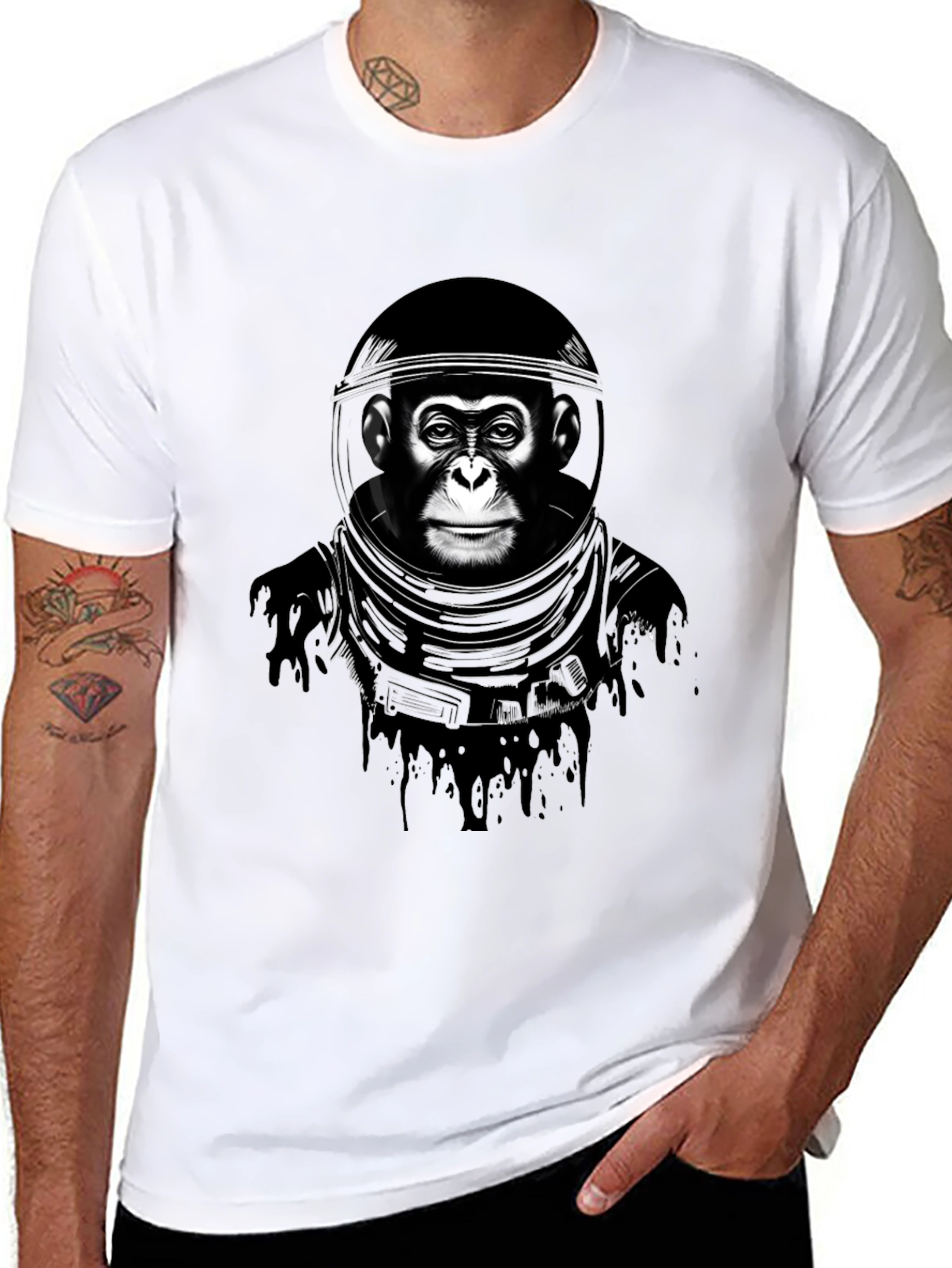 Ape Astronaut Graphic T-Shirt