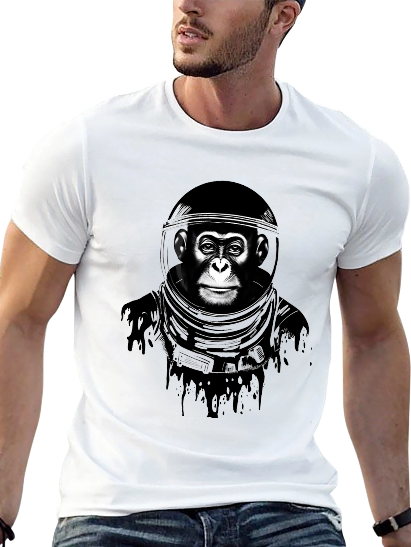 Ape Astronaut Graphic T-Shirt