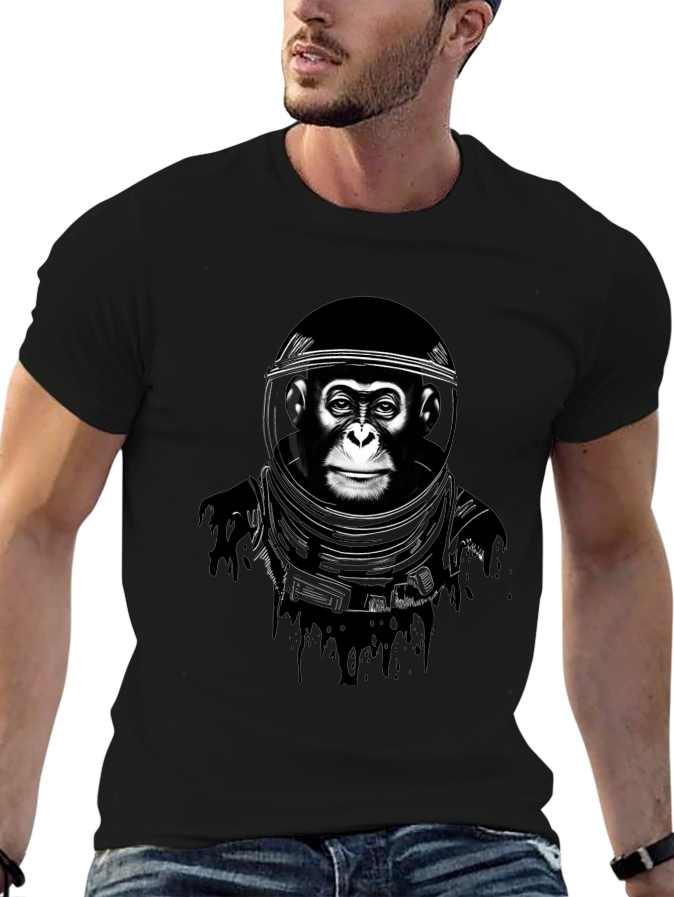 Ape Astronaut Graphic T-Shirt
