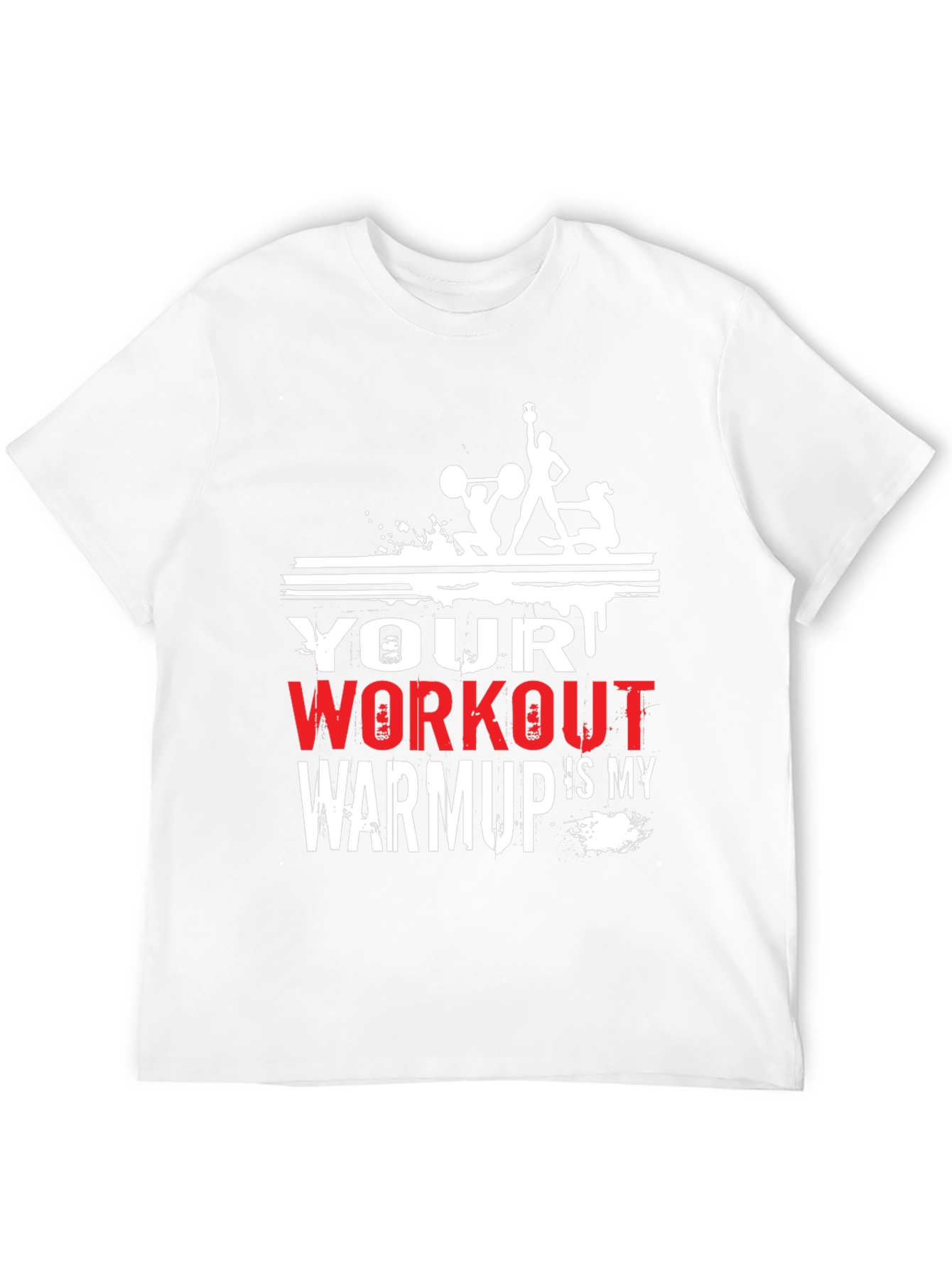 Workout Warmup Graphic Tee - Black